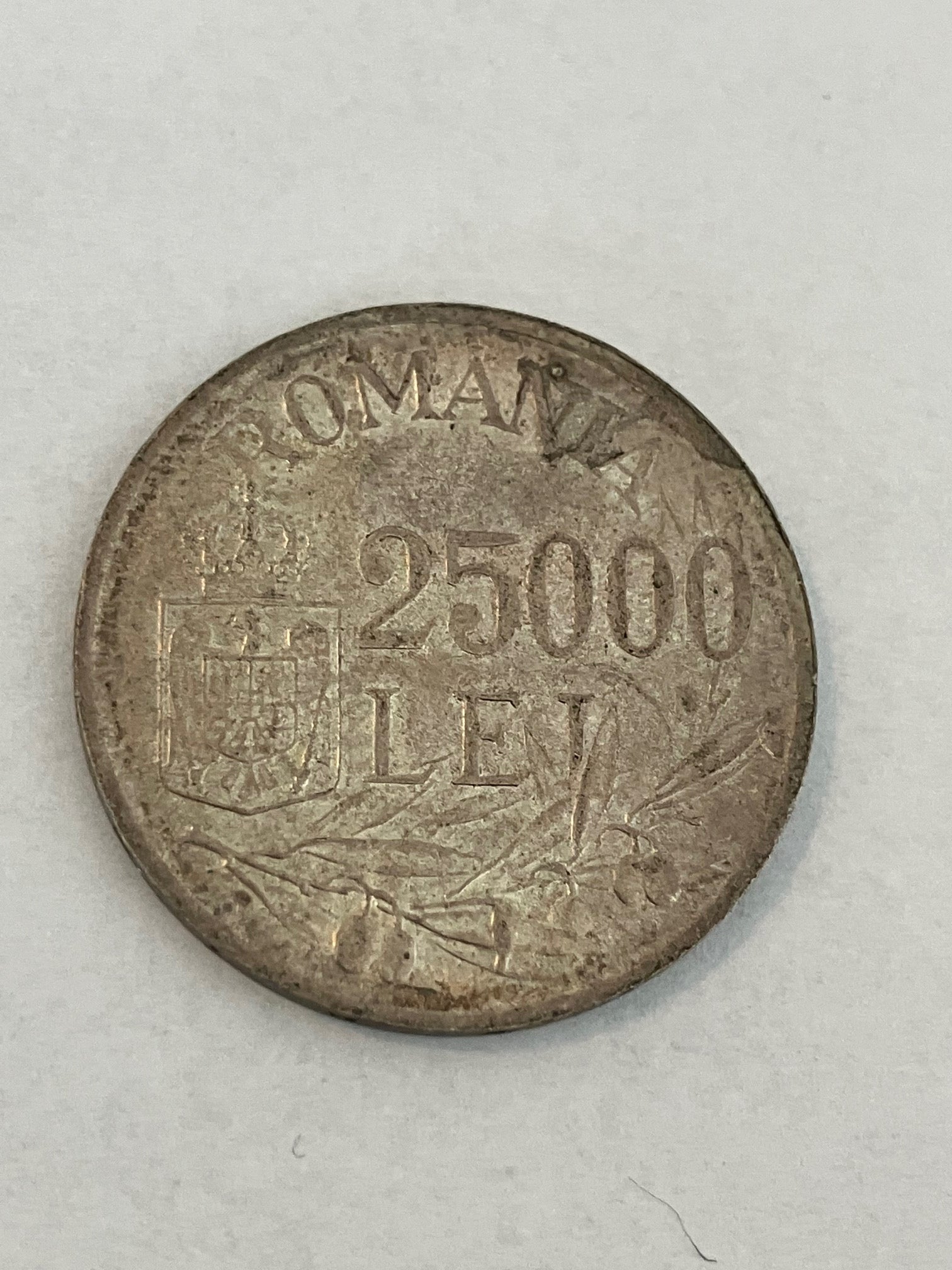 25000 Lei Romania 1946