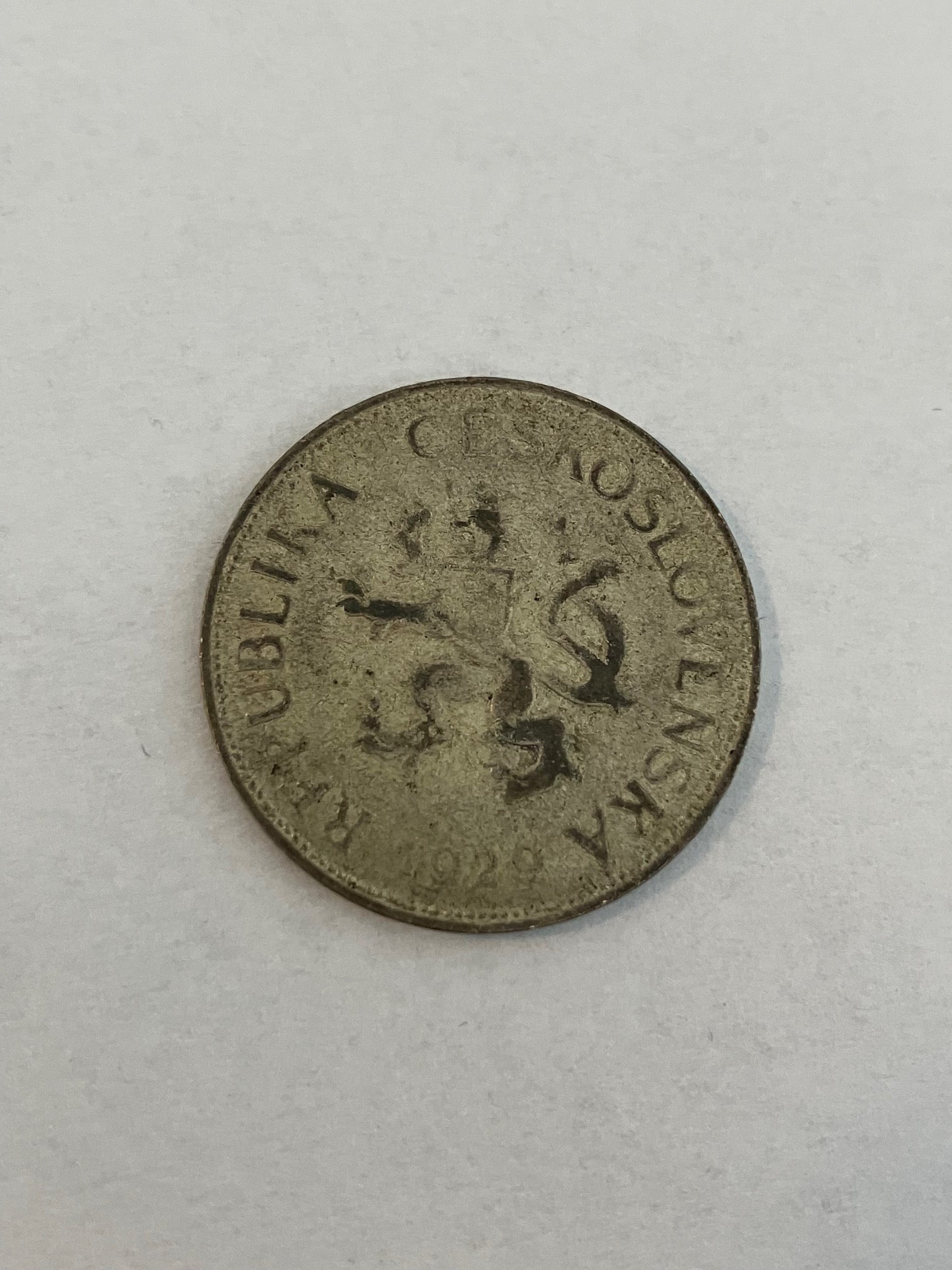 5 Korun 1929 Czechoslovakia - Silver