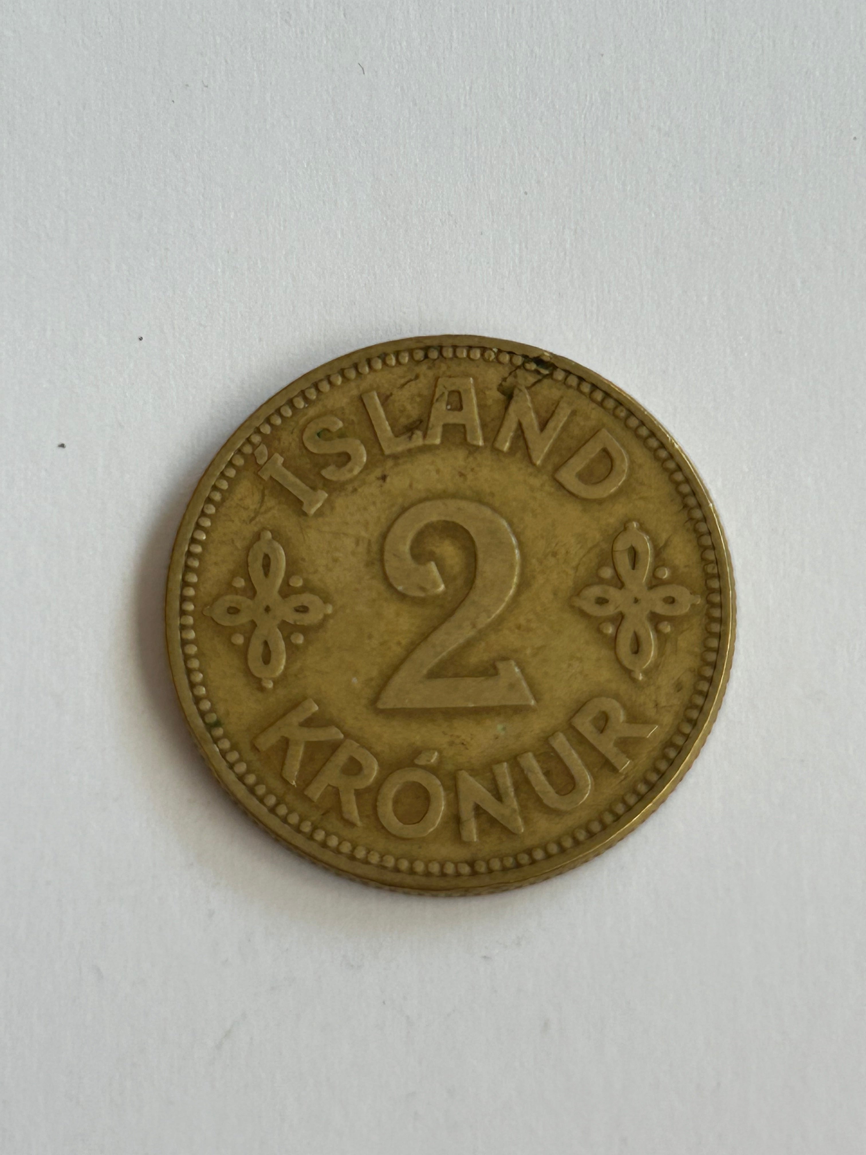 2 Kronur 1925 Iceland