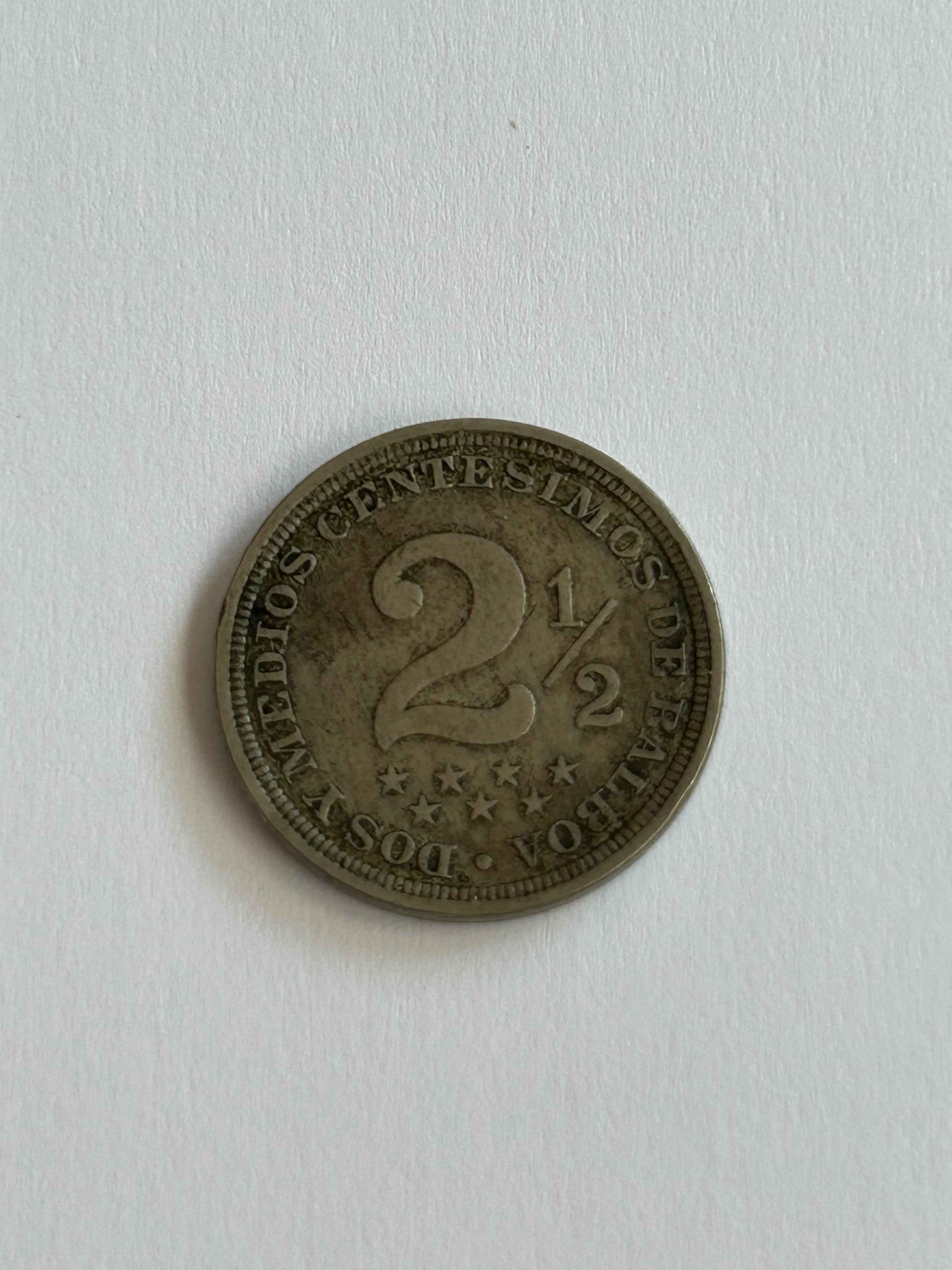 2 1/2 Centesimos Panama 1907