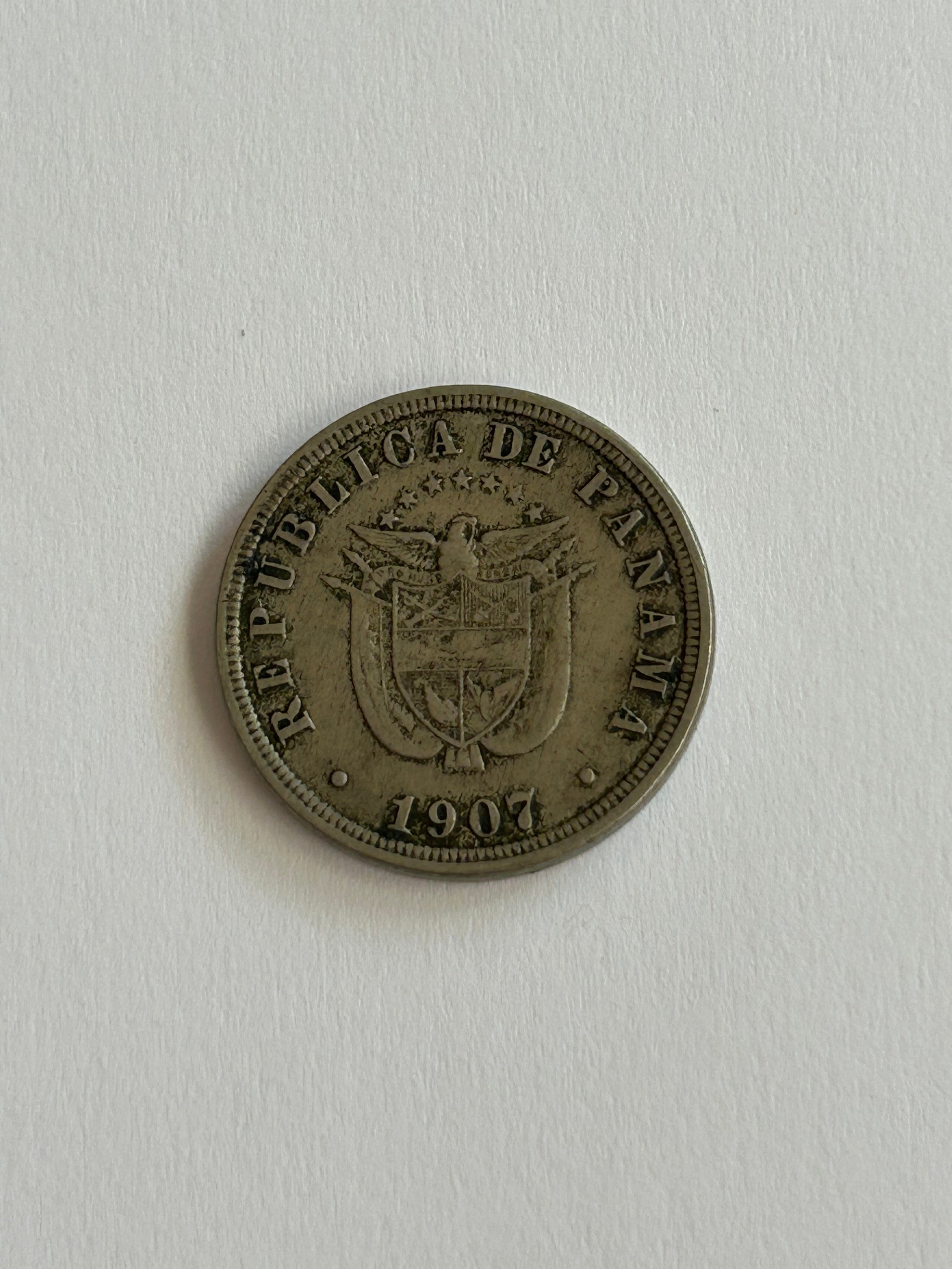 2 1/2 Centesimos Panama 1907