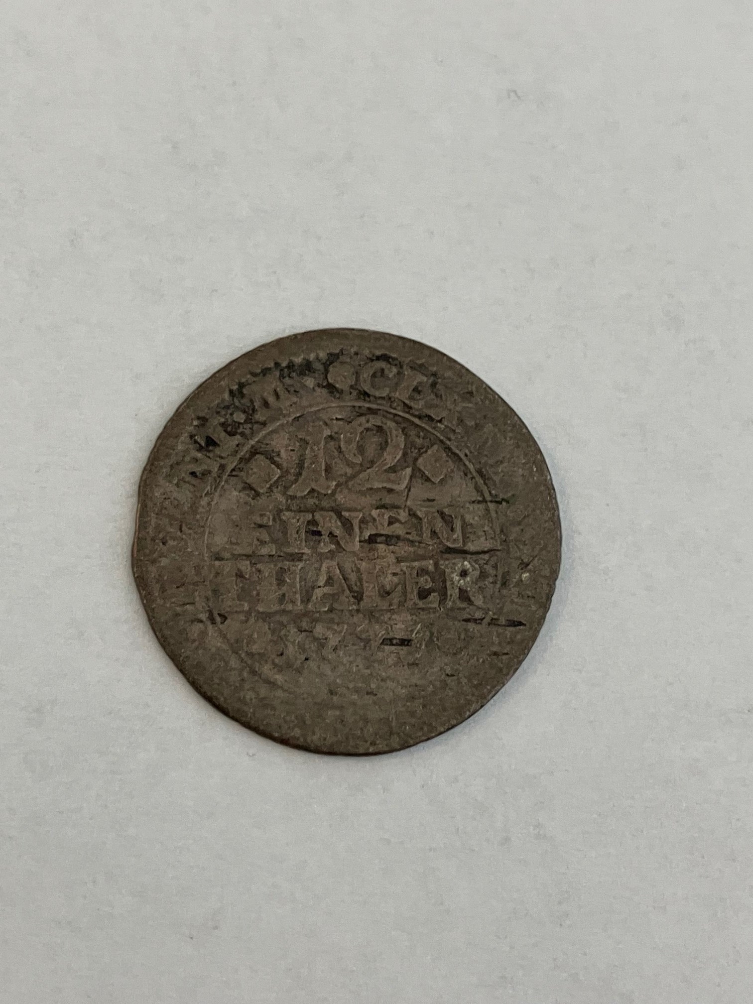 12 Einen Thaler Germany - Bad condition
