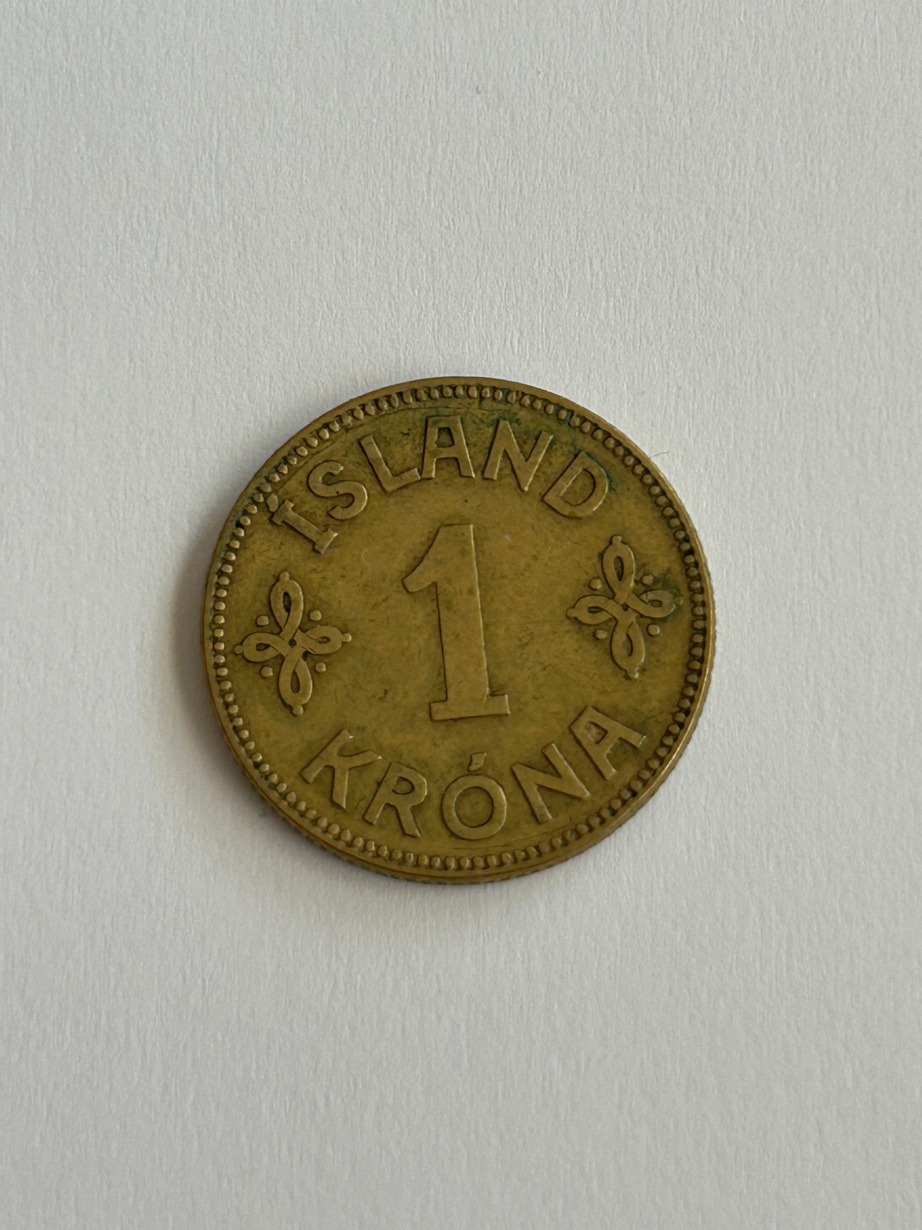 1 Krona Iceland 1940