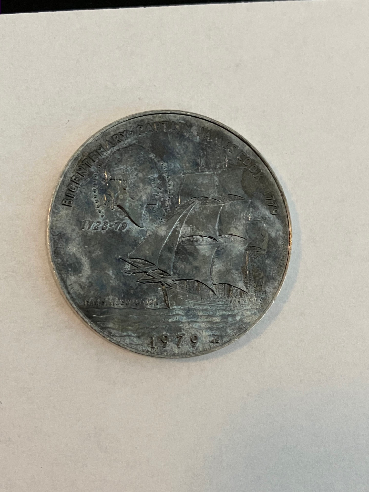 10 Tālā Captain James Cook 1979 Samoa - Silver
