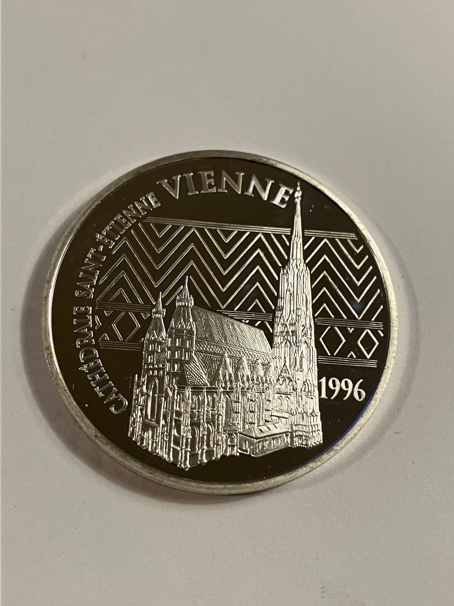 100 Francs / 15 Euro 1996 France - St. Stephen's Cathedral, Vienna