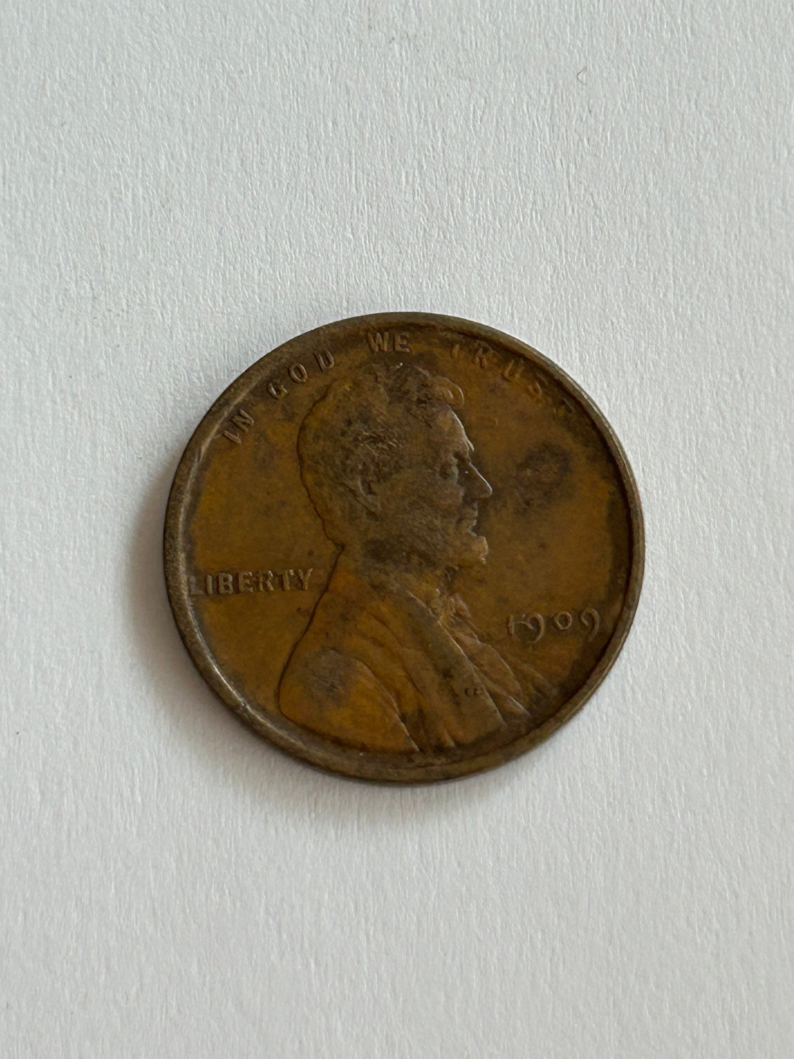 One Cent 1909 USA