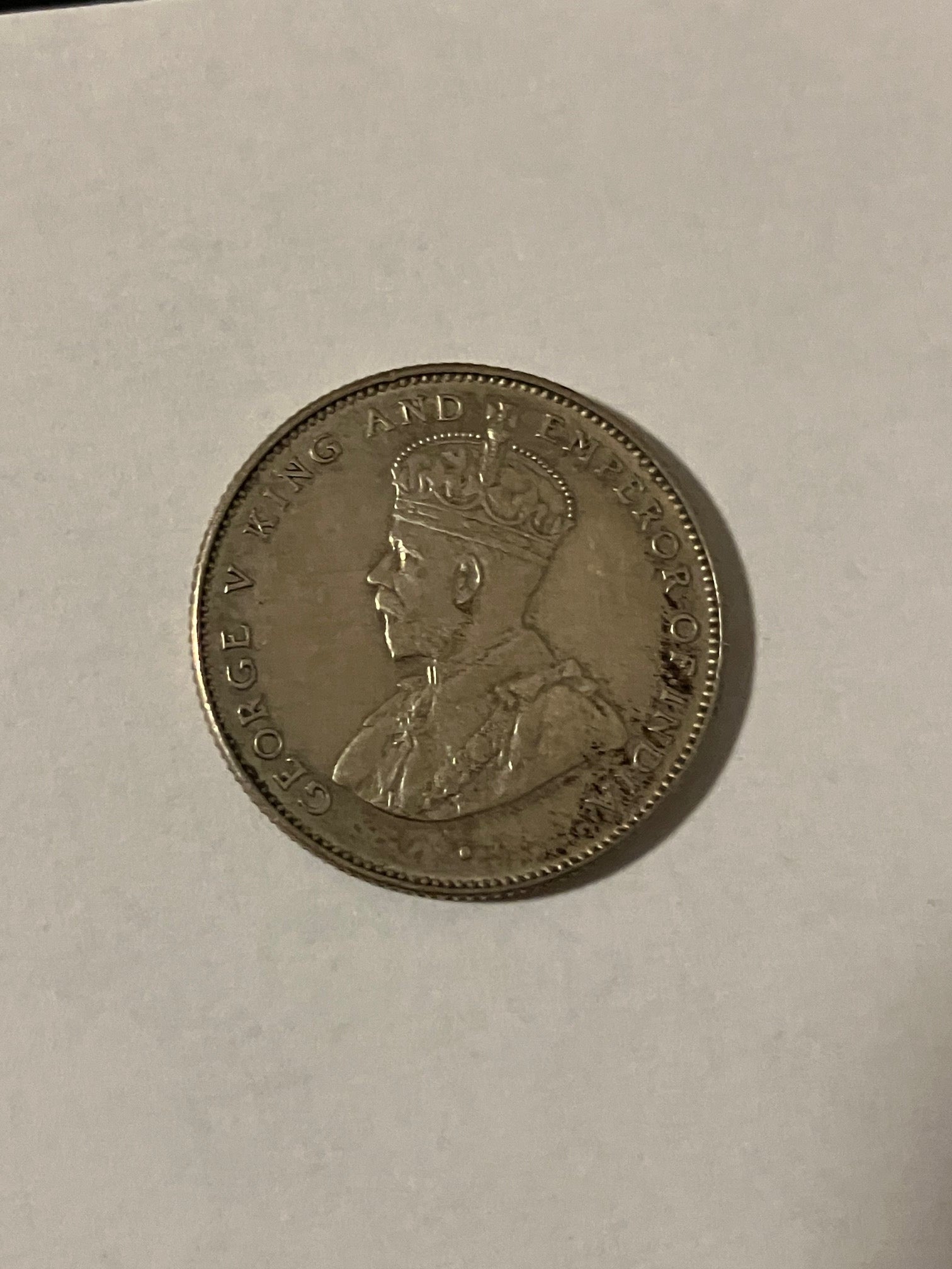 50 Cents Ceylon 1927