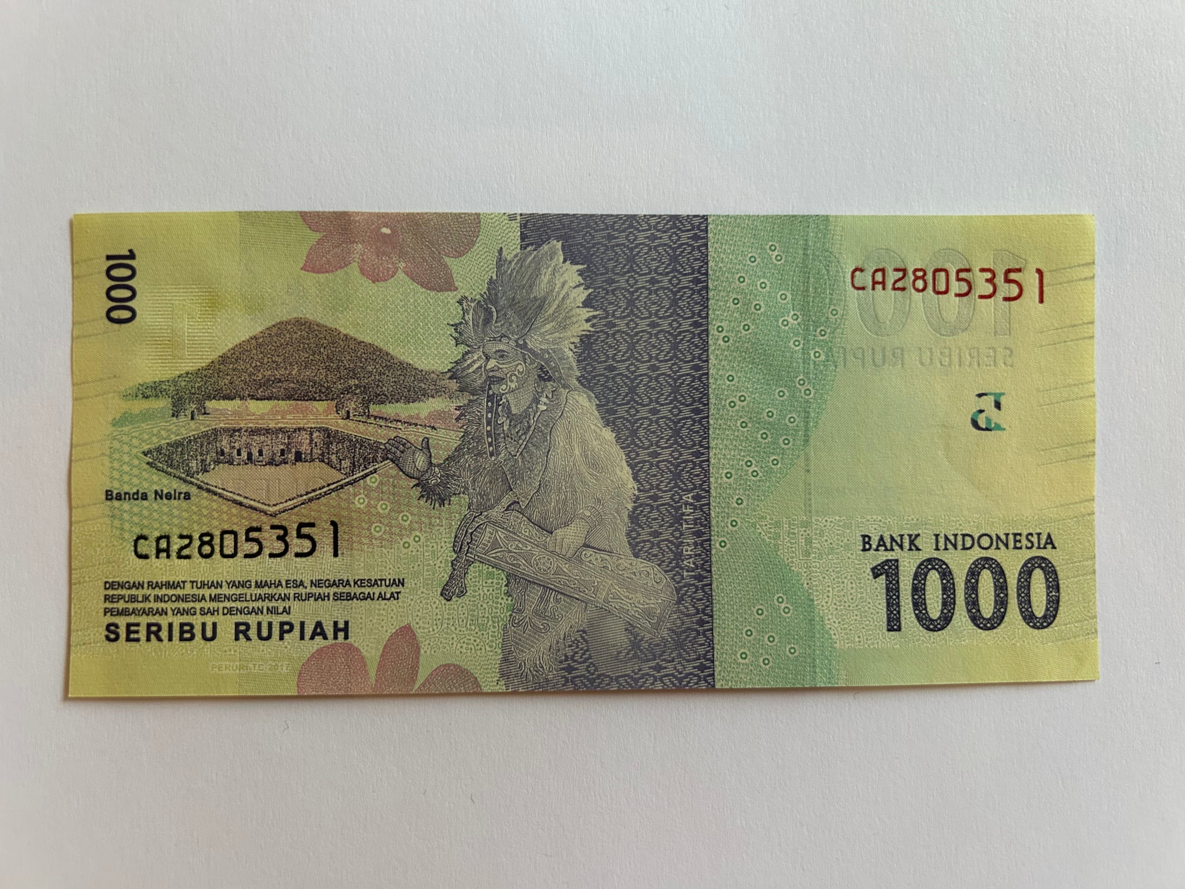 1000 Rupiah Indonesia 2016