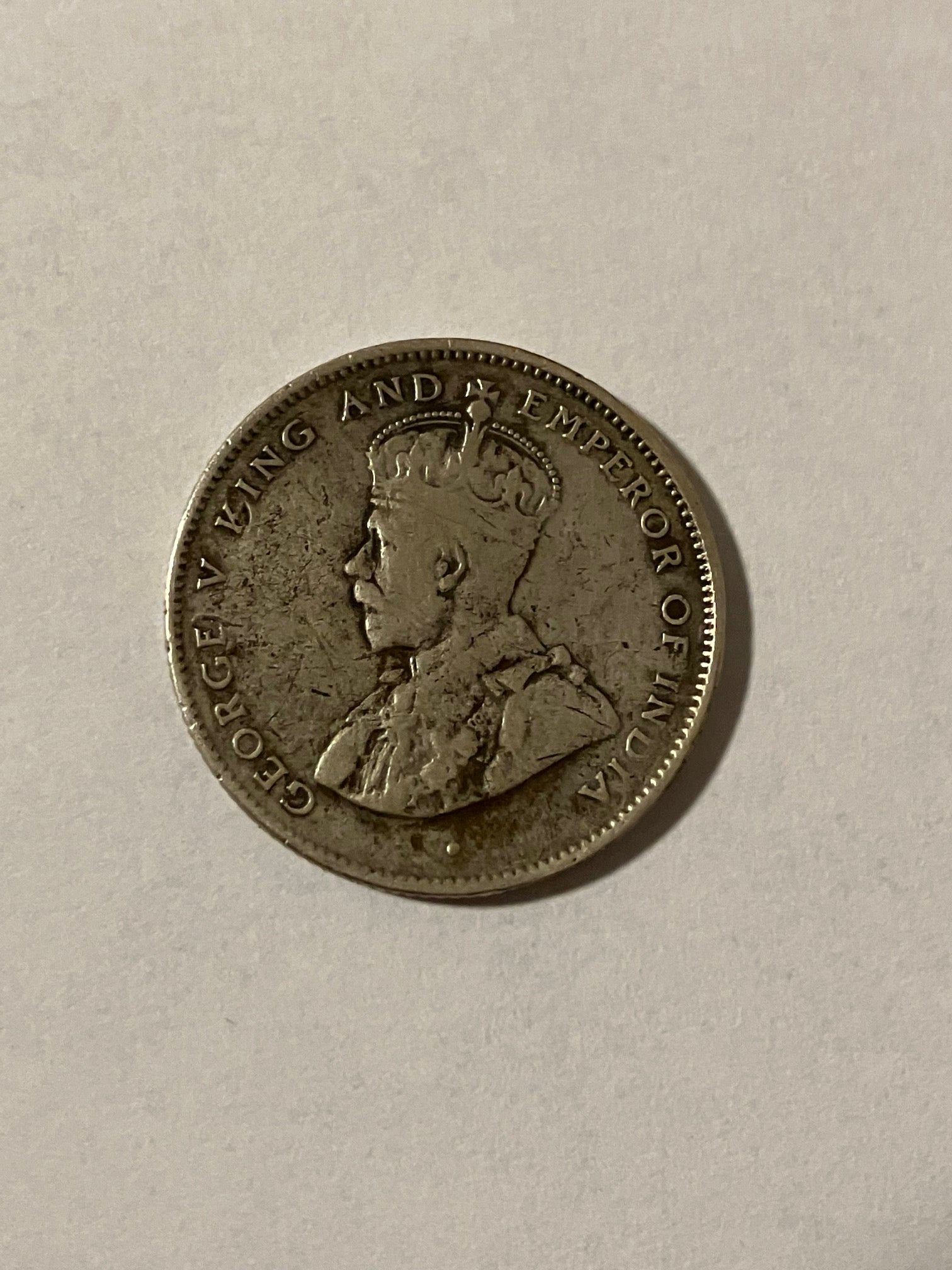50 Cents Ceylon 1925