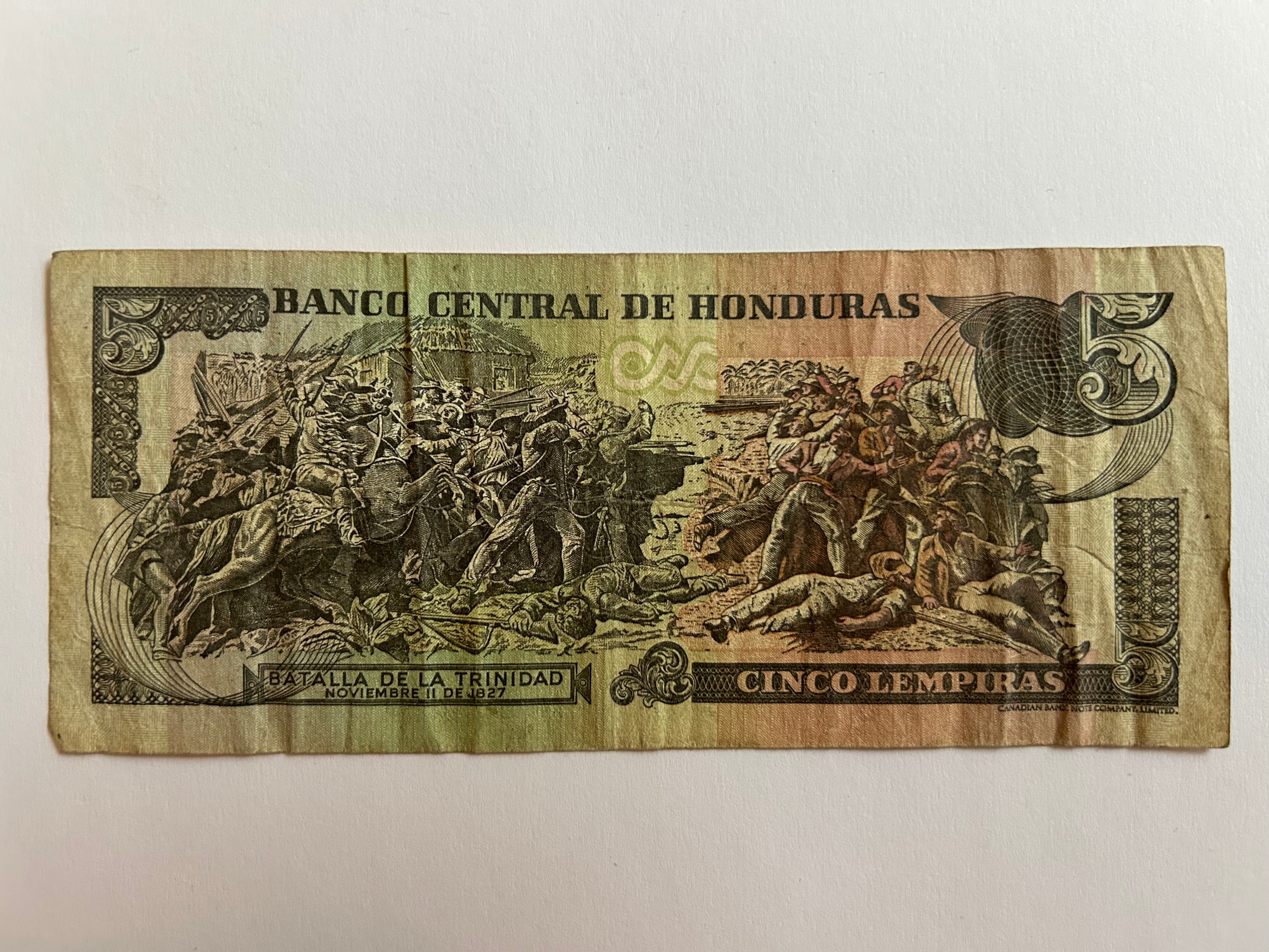 5 Lempiras Honduras