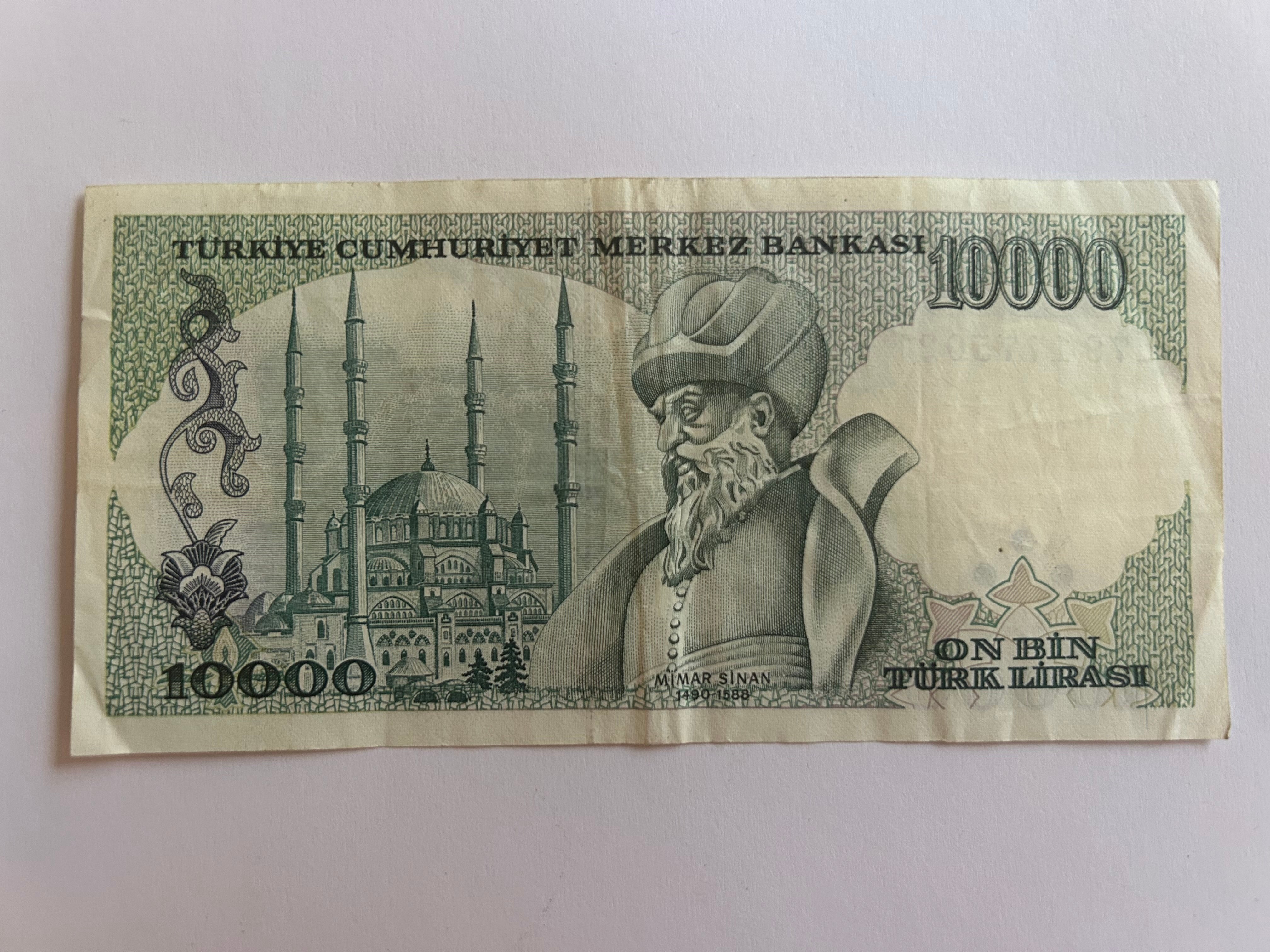 10000 Lira Turkey 1970