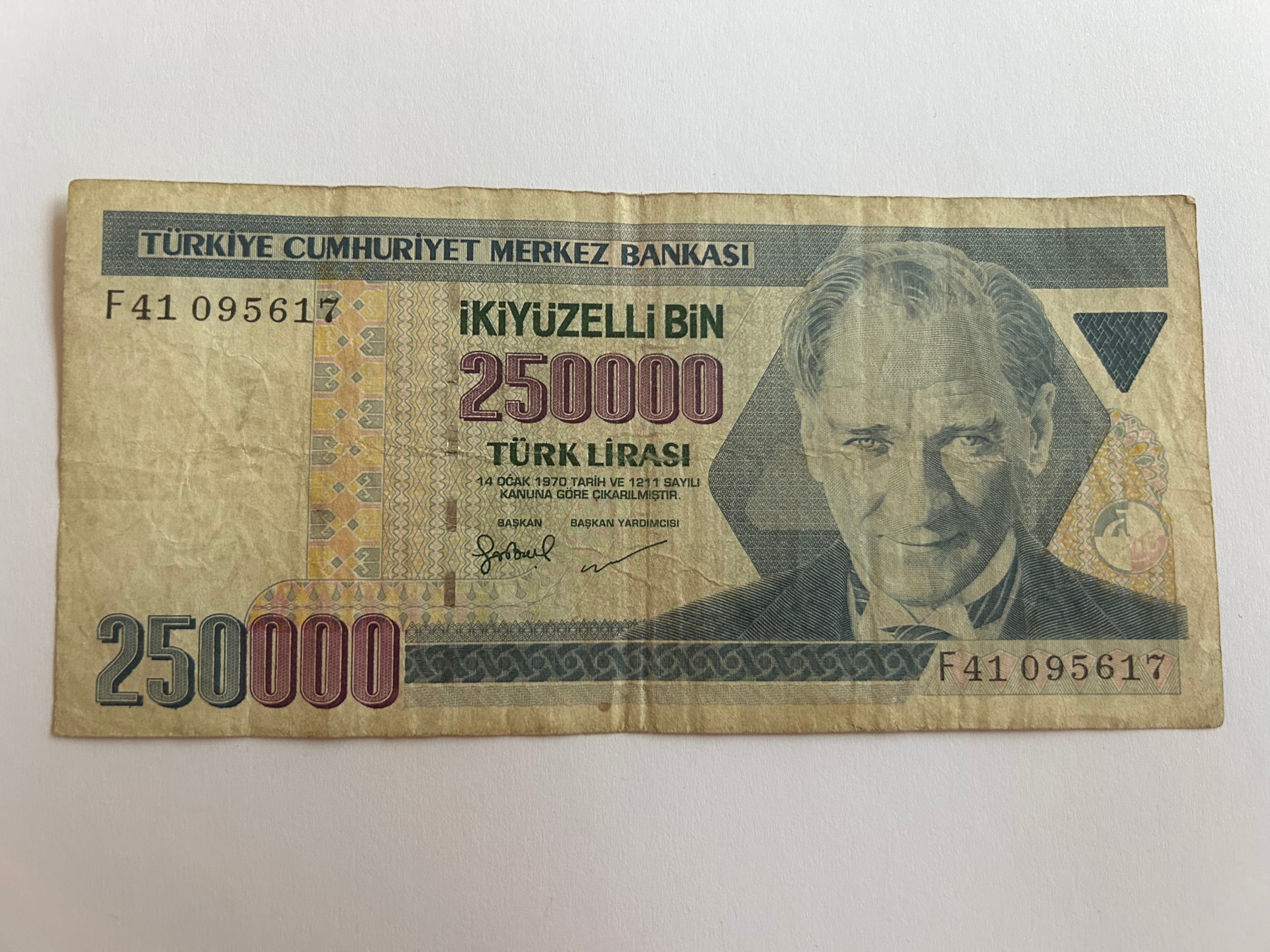 250.0000 Lira Turkey