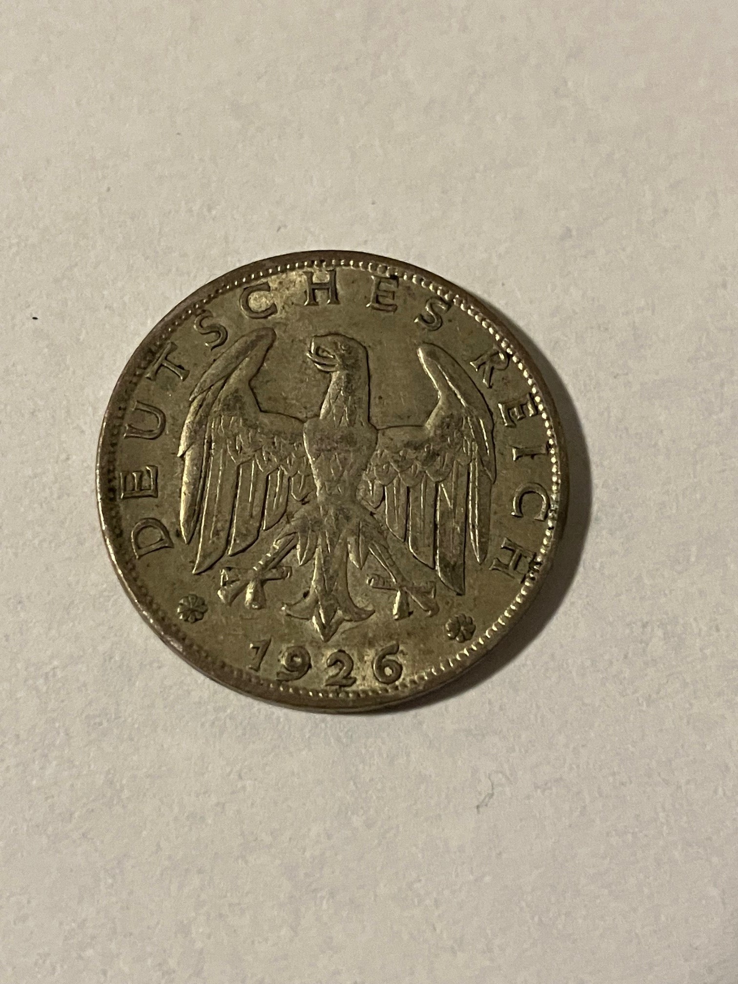 1 Reichsmark 1926 A Germany