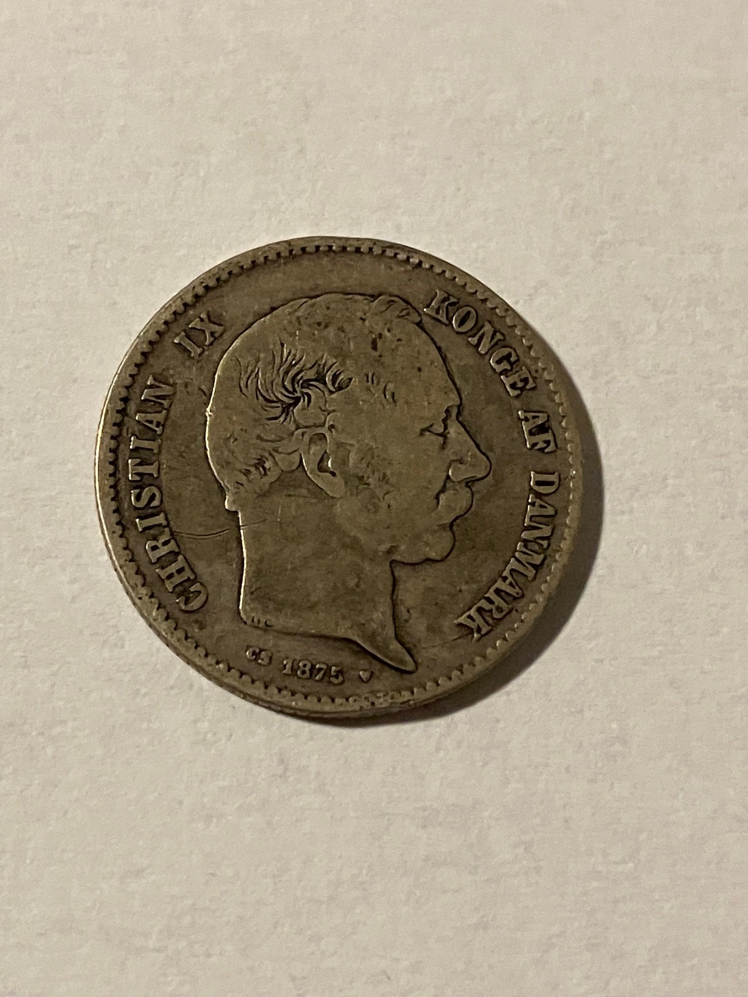 1 Krone 1875 Danmark