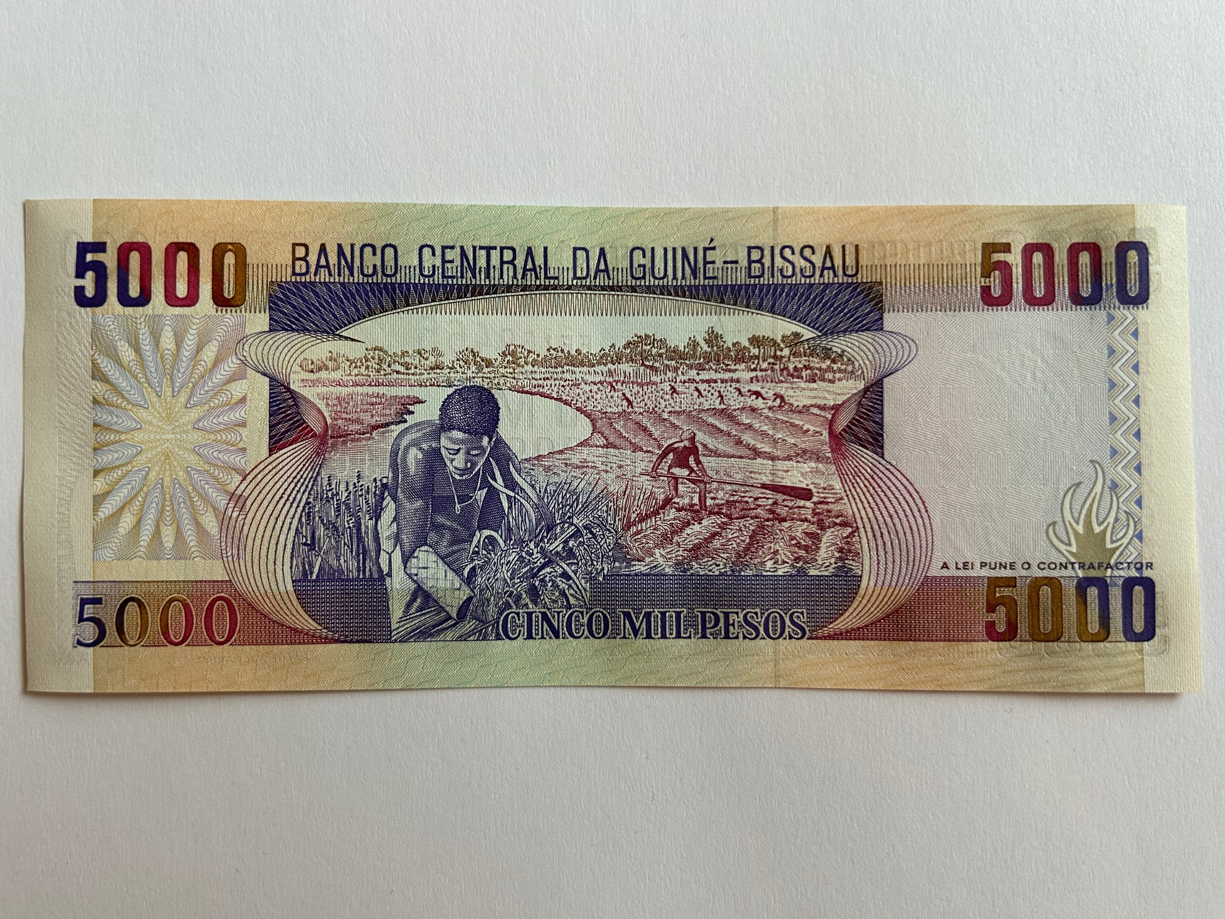 5000 Pesos Guinea-Bissau 1993