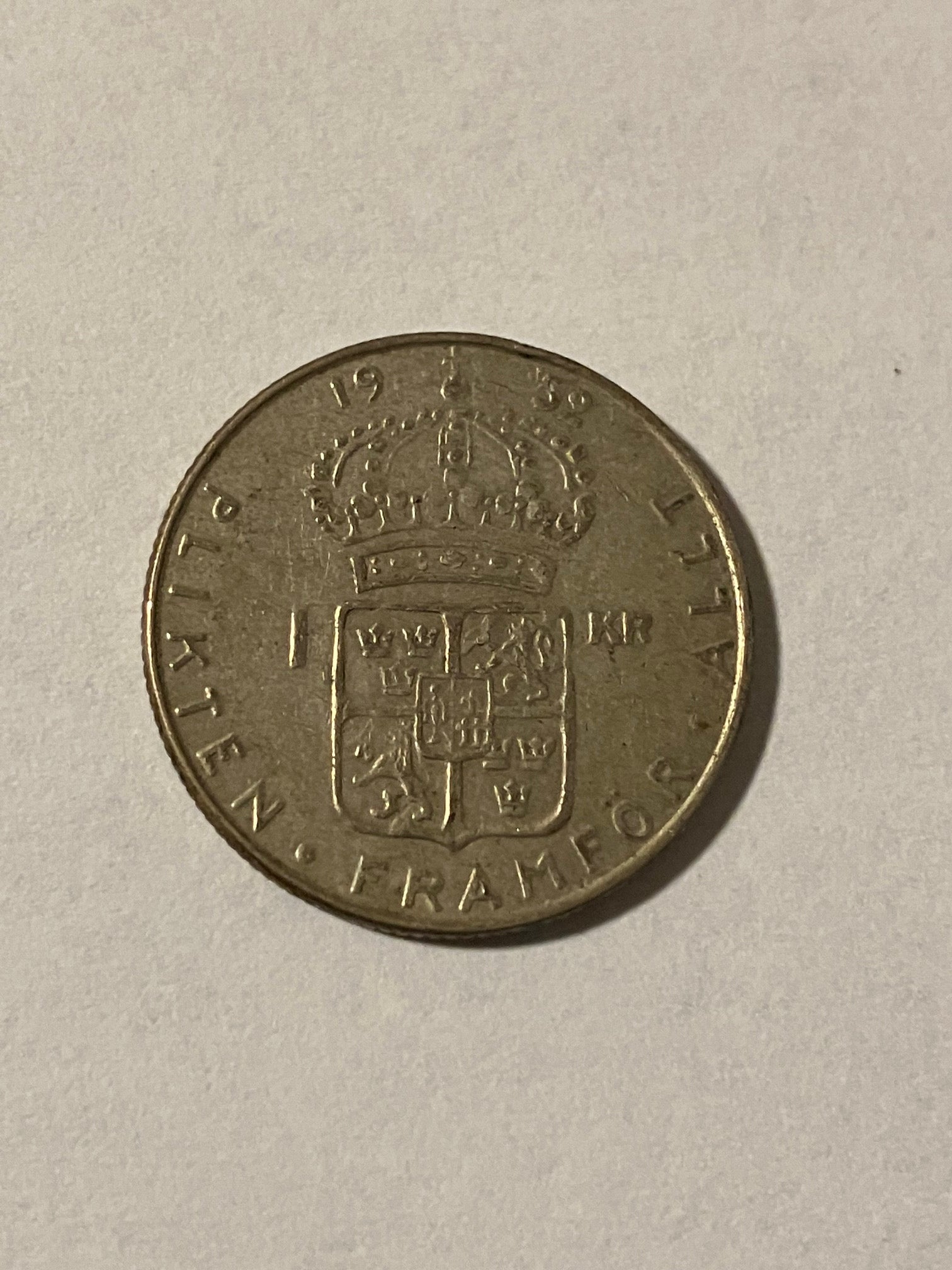 1 Krona 1952 Sweden - Silver