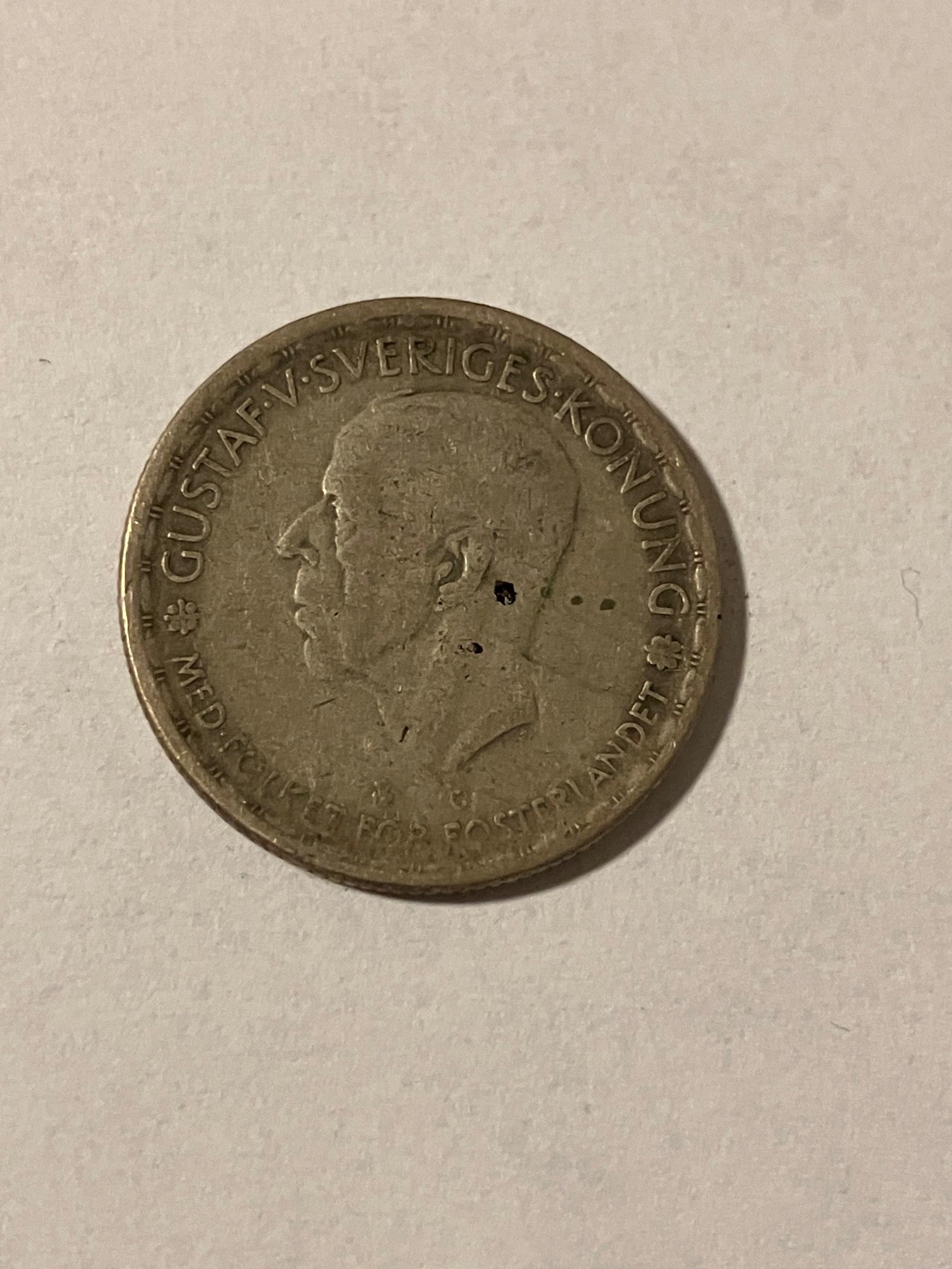 1 Krona 1945 Sweden - Silver
