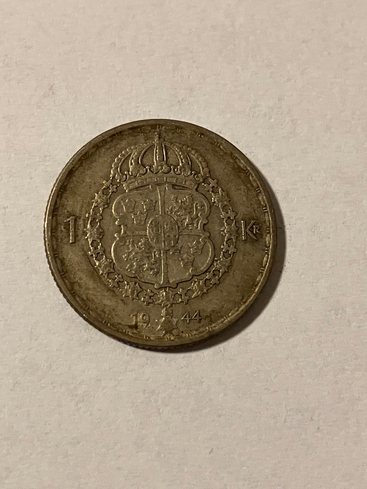 1 Krona 1944 Sweden - Silver