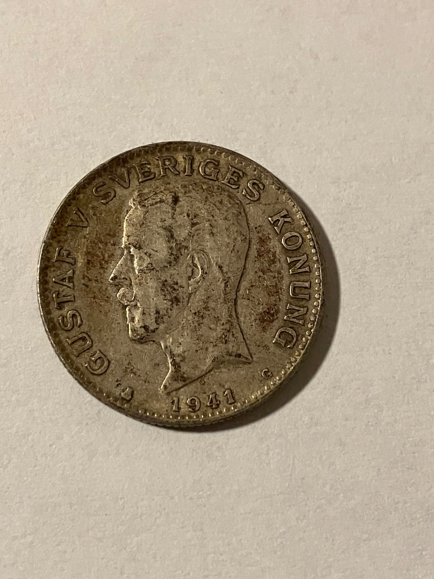 1 Krona 1941 Sweden - Silver