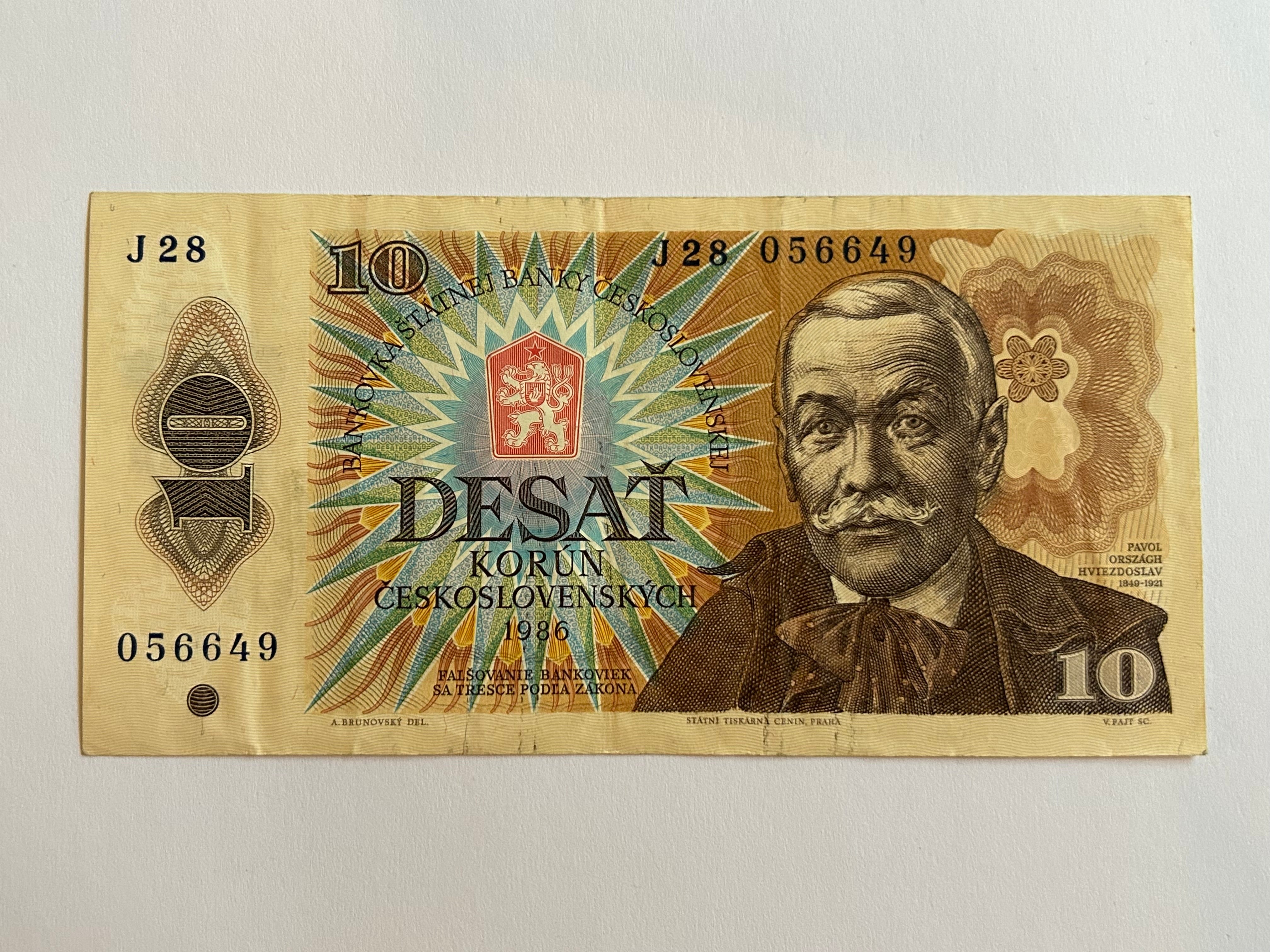 10 Korun Czech Republic 1986