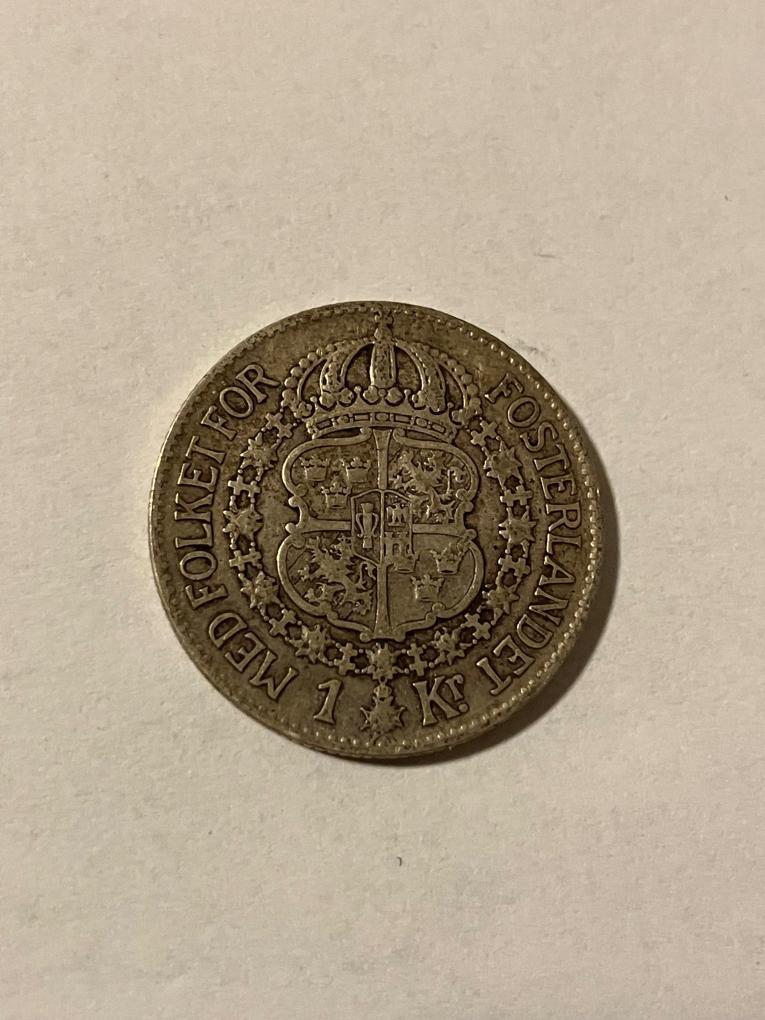 1 Krona 1932 Sweden - Silver