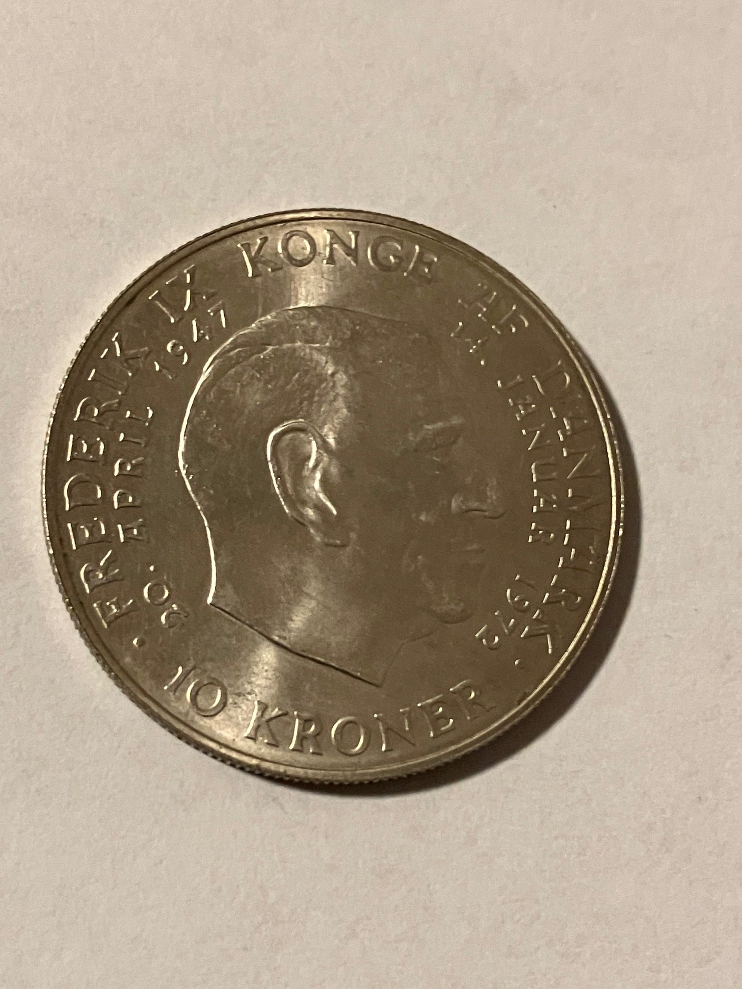 10 Kroner 1972 Danmark