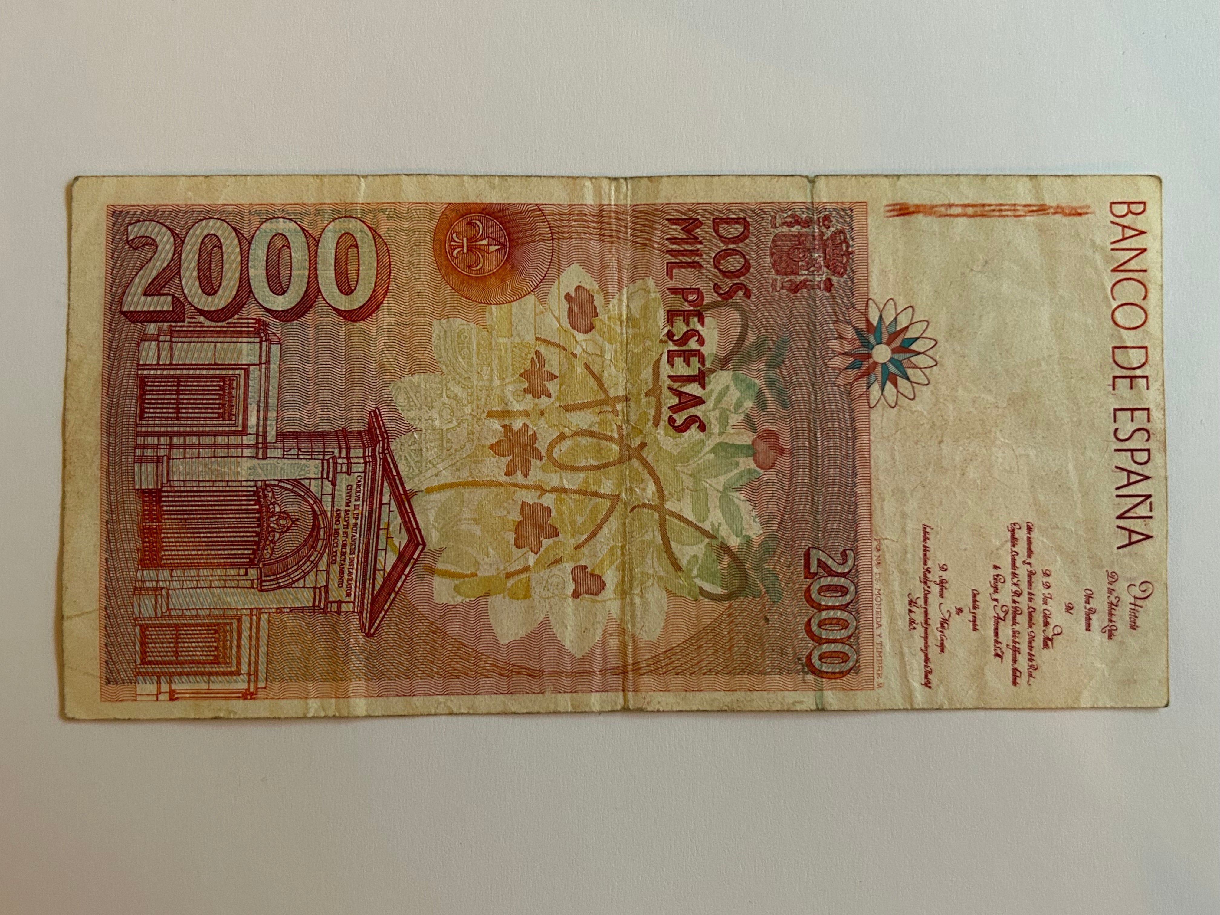 2000 Pesetas Spain