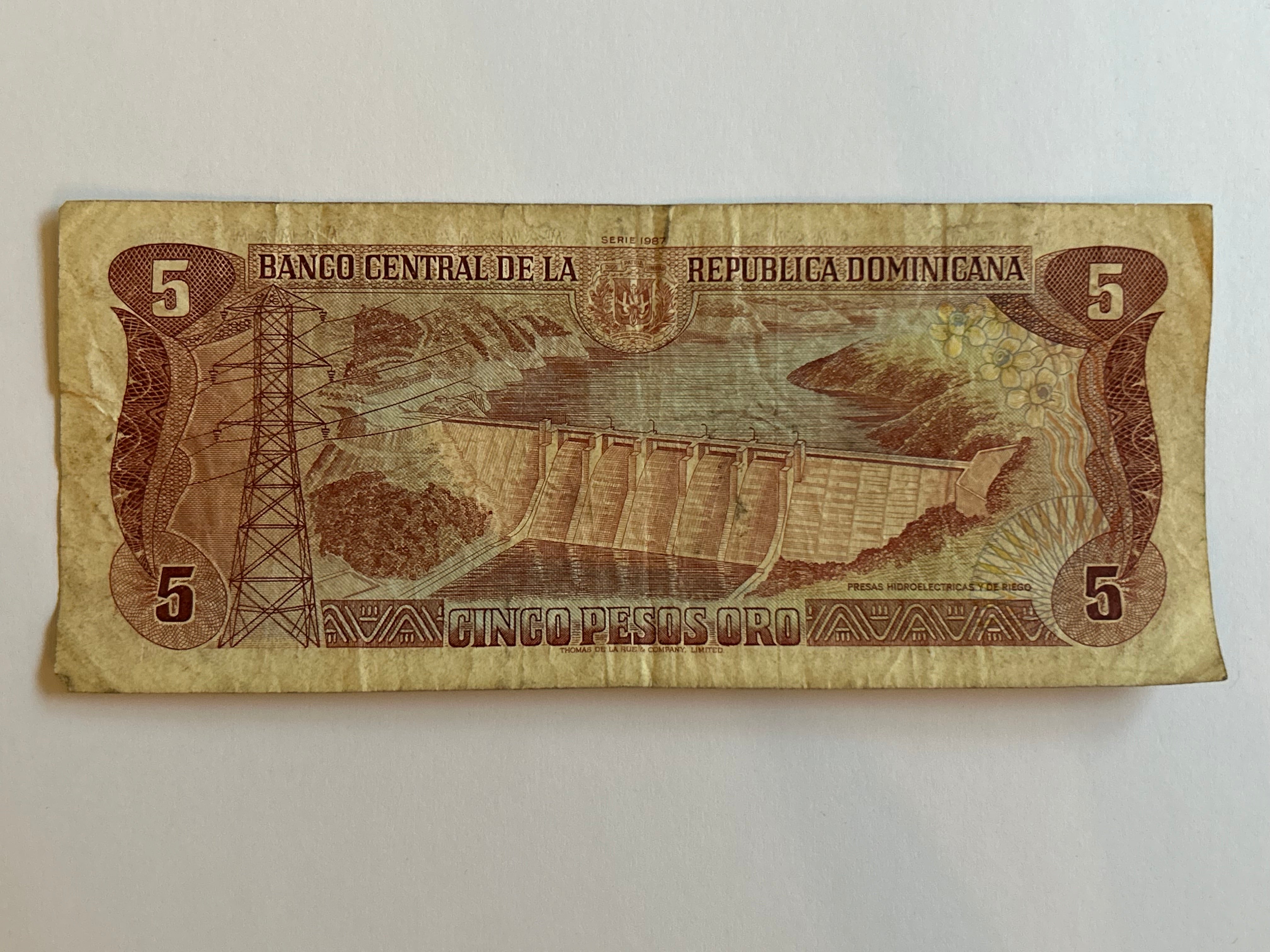 5 Pesos Dominican Republic
