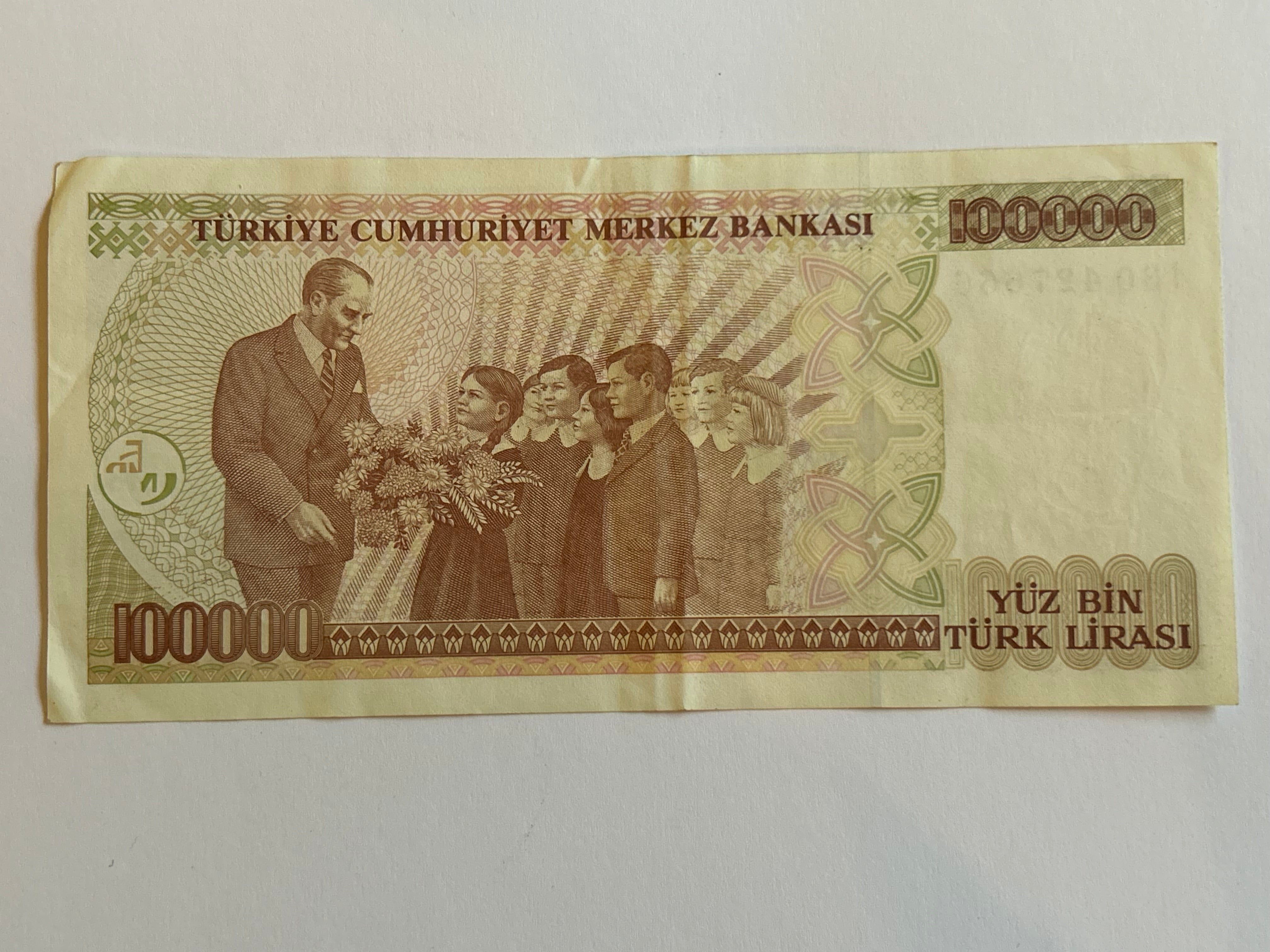 100000 Lira Turkey