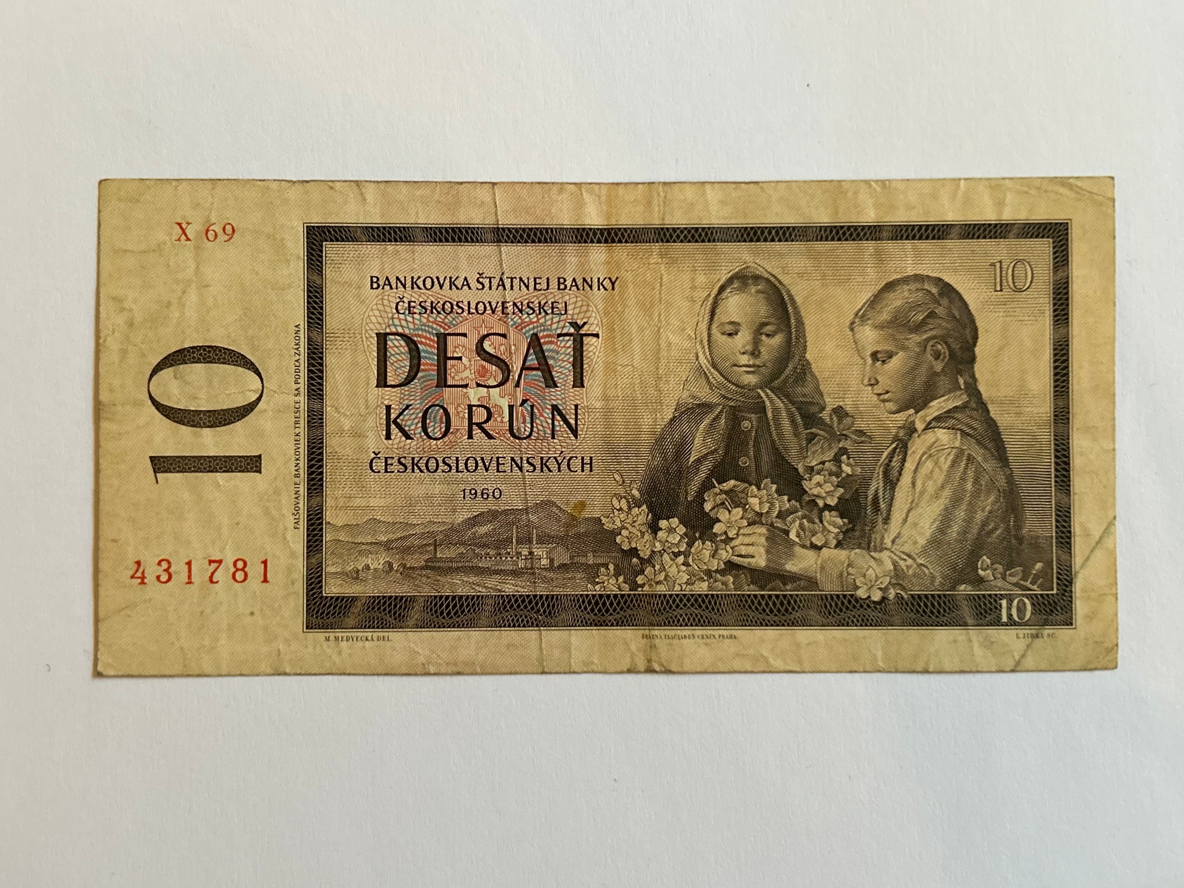 10 Korun Czechoslovakia 1961