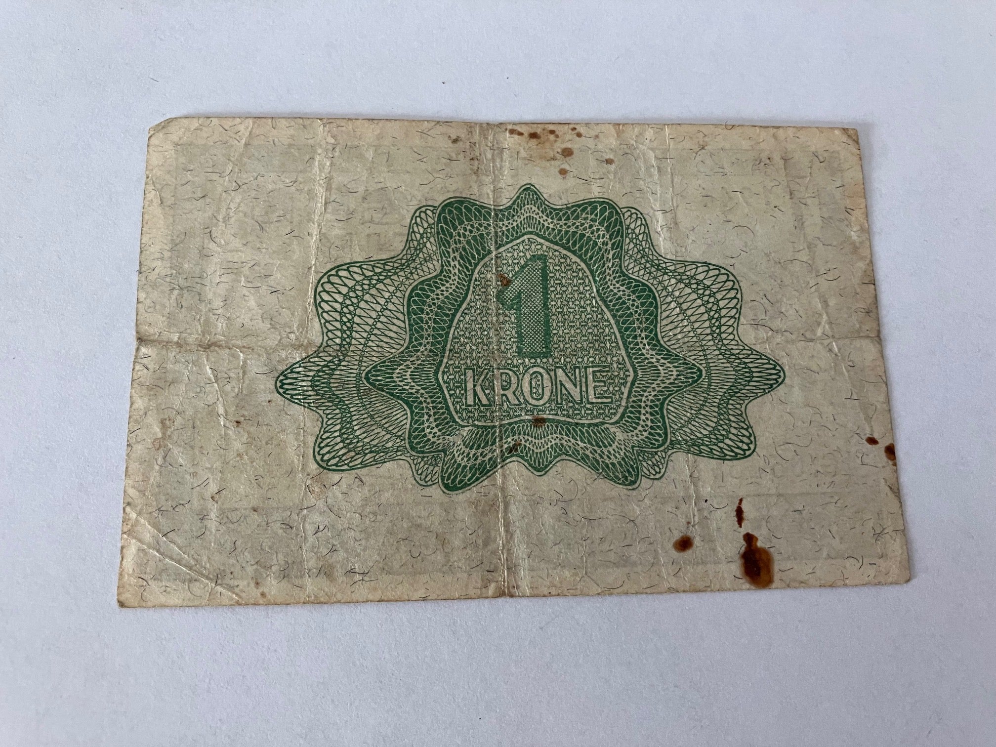 1 Krone 1944 Norge - Dårlig stand