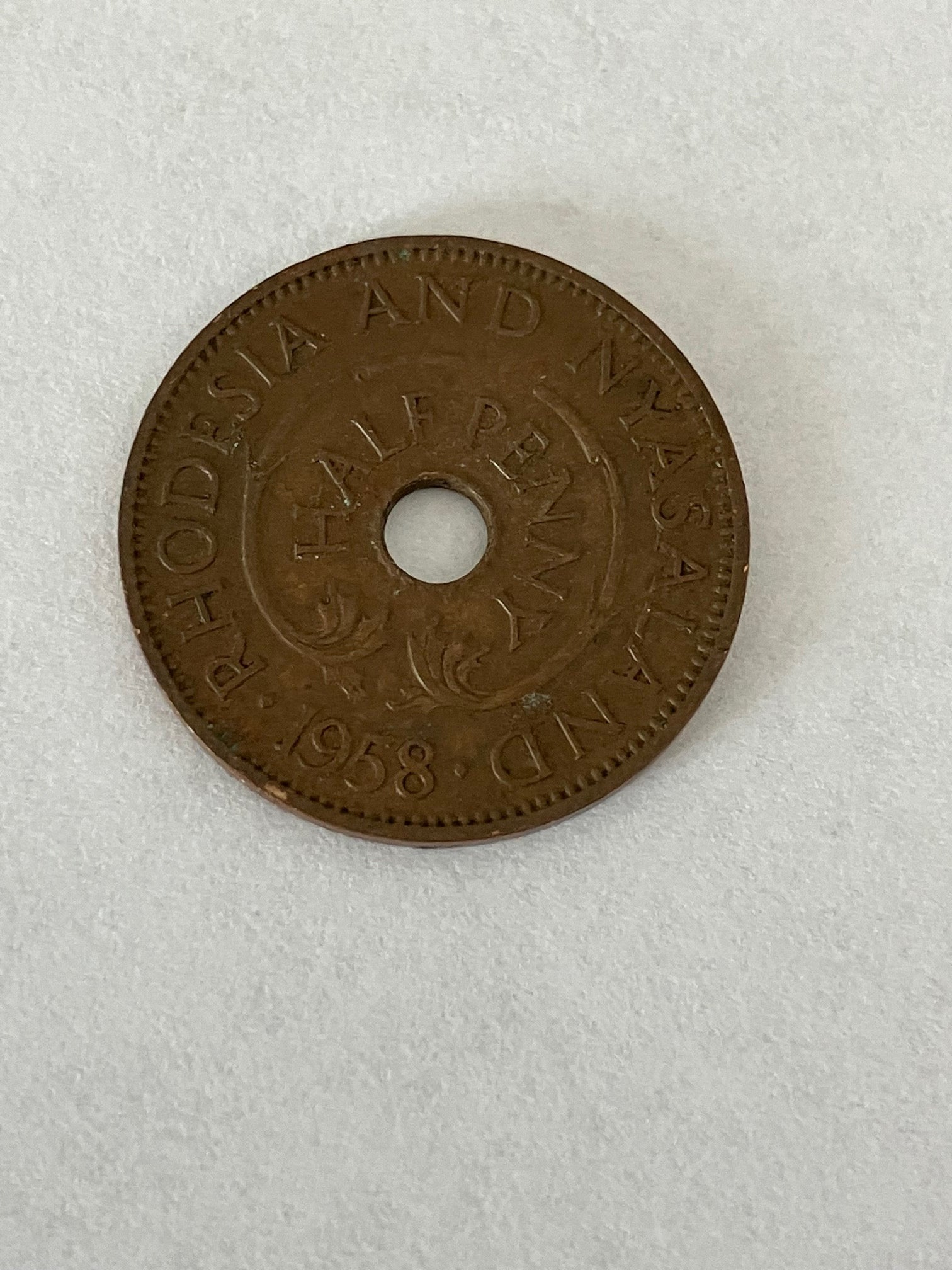 Half Penny Rhodesia 1958