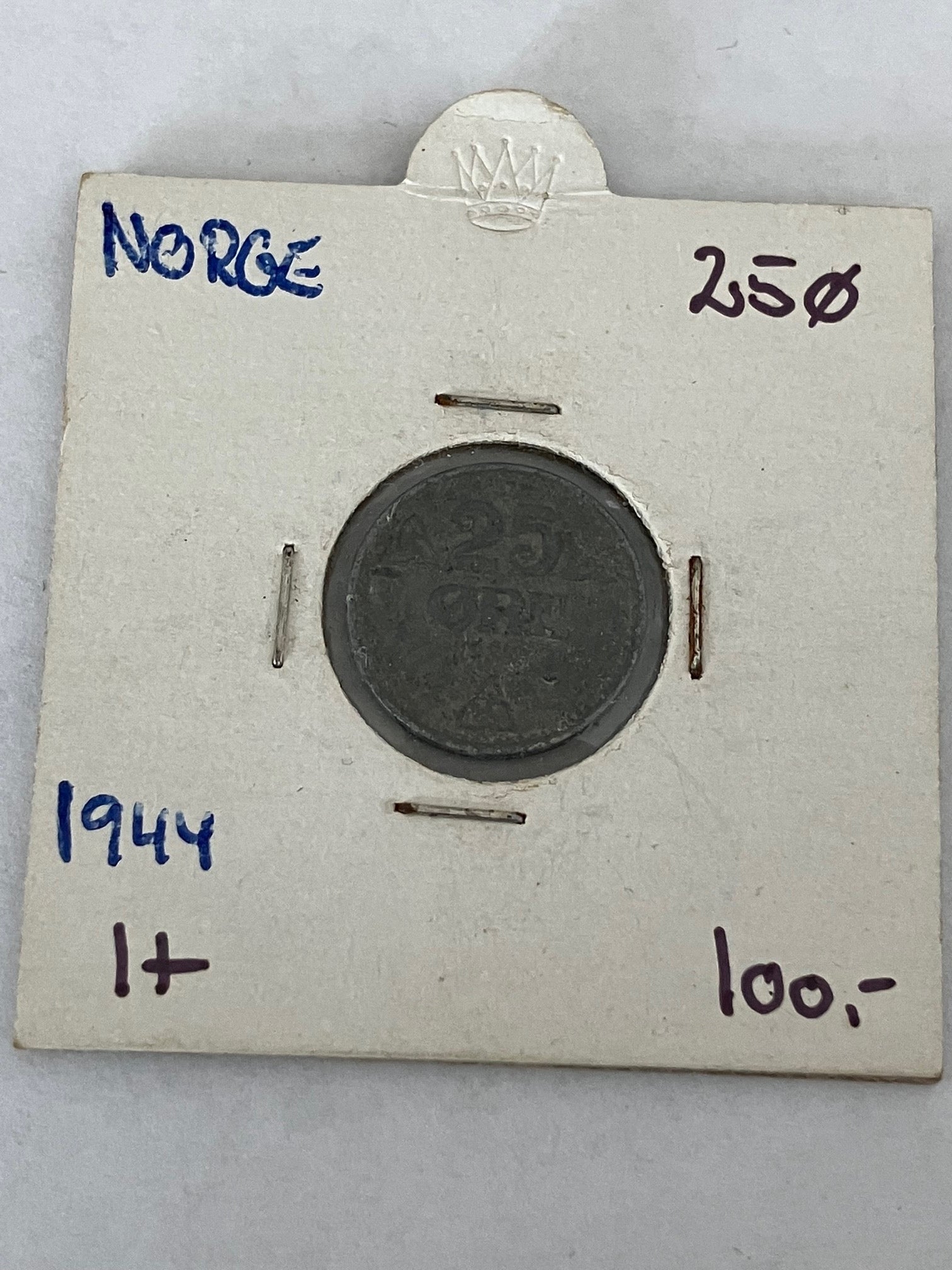 25 Øre 1944 Norge
