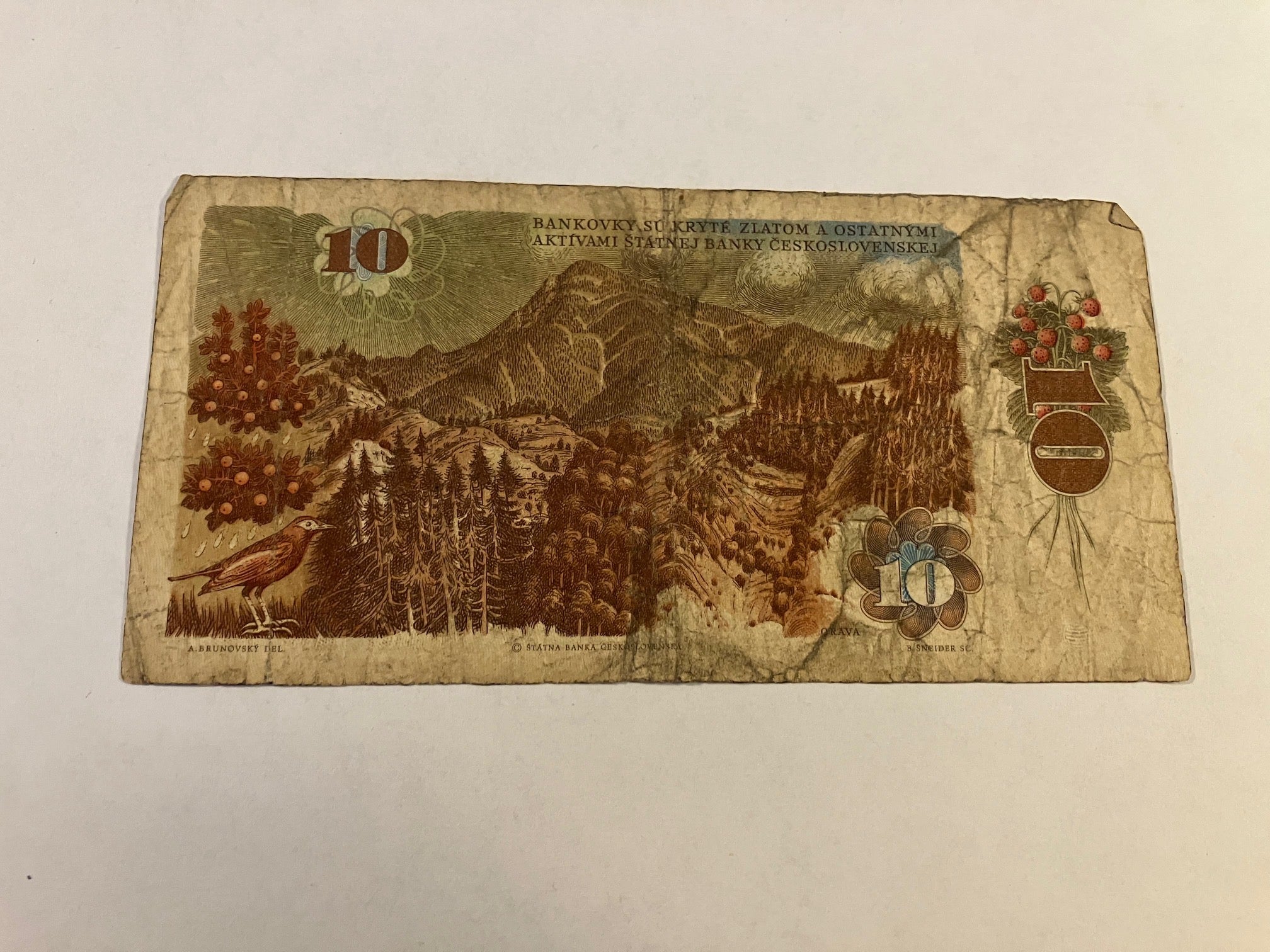 10 korun Ceskoslovenskych 1986