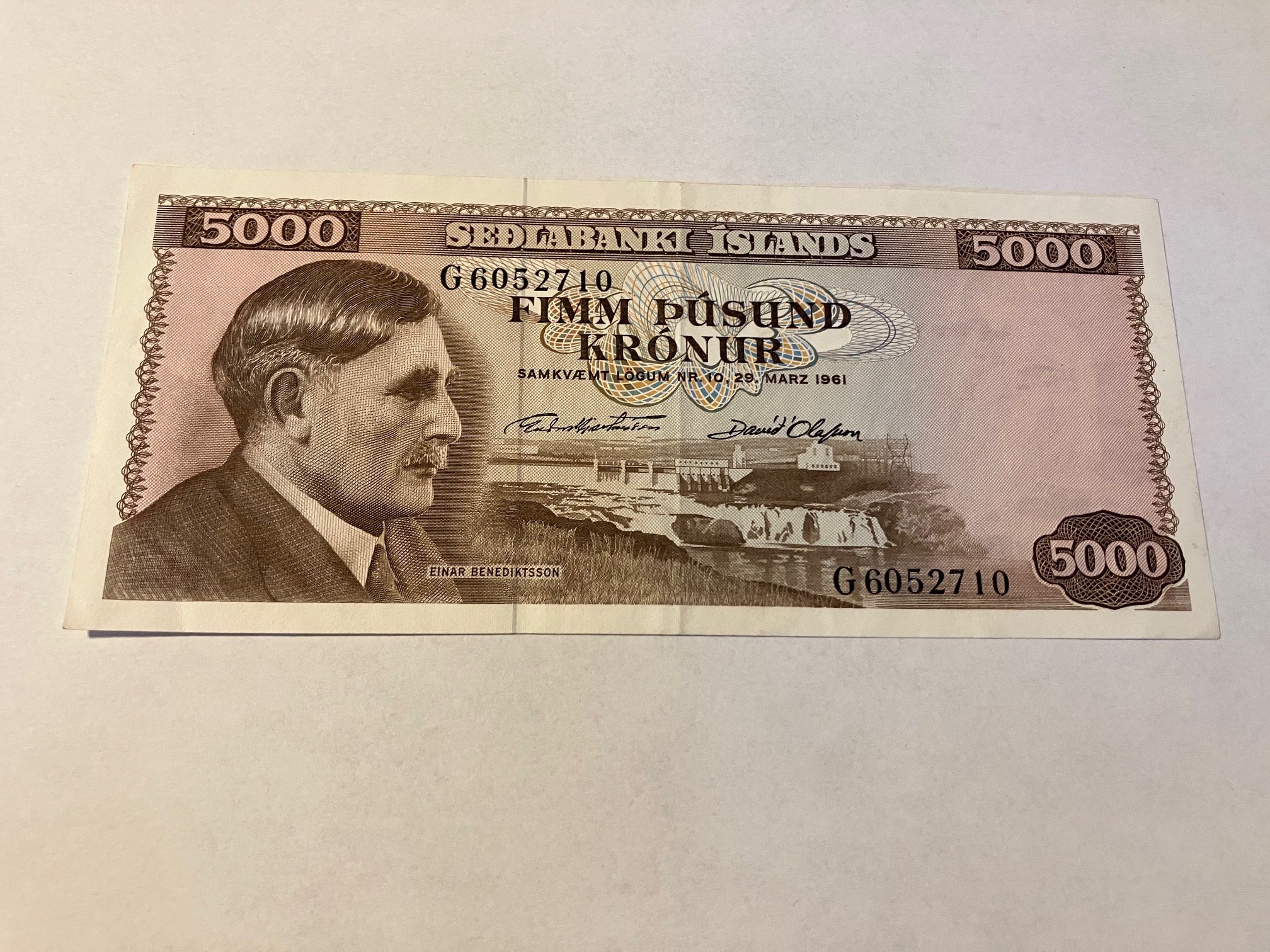 5000 Kronur Iceland
