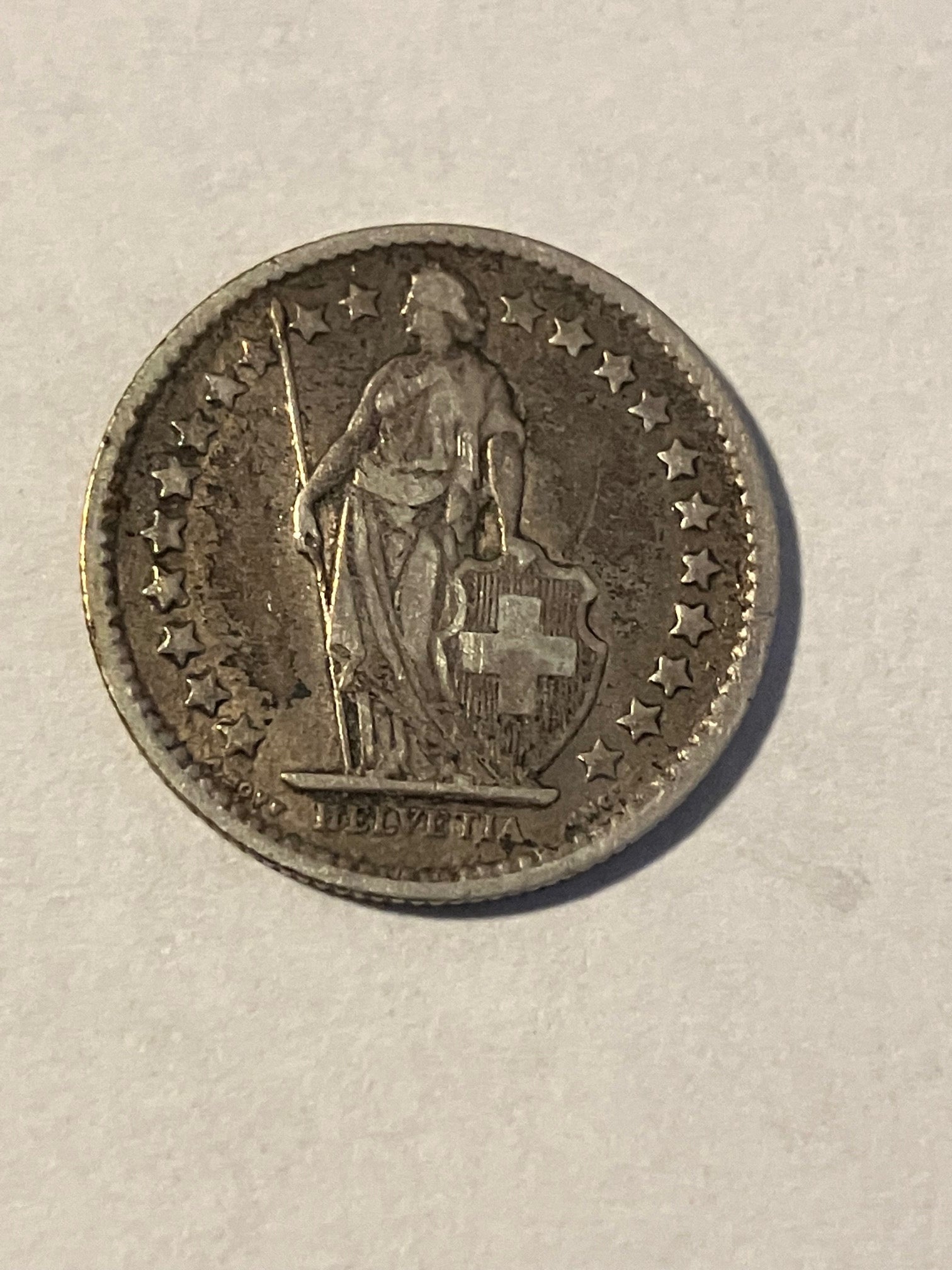 1/2 Franc 1875 B Switzerland