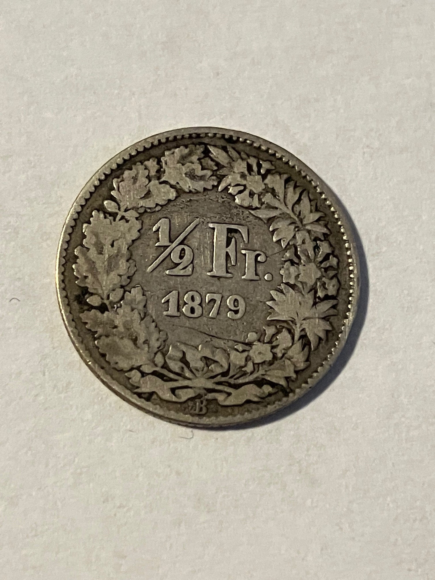 1/2 Franc Switzerland 1879