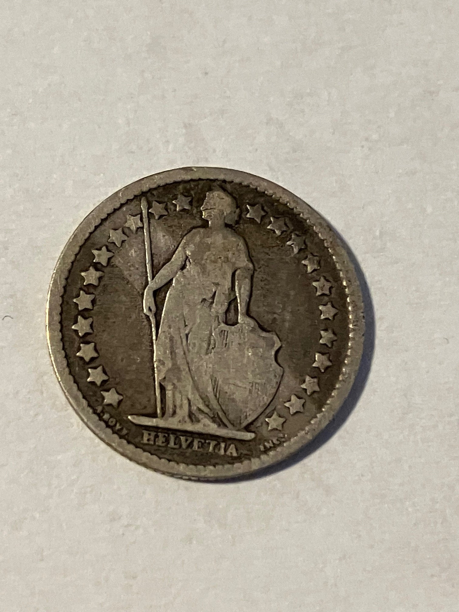 1/2 Franc Switzerland 1879