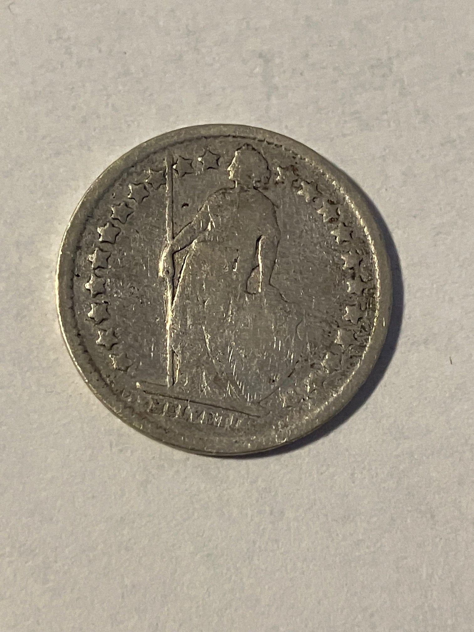 1/2 Franc Switzerland 1899
