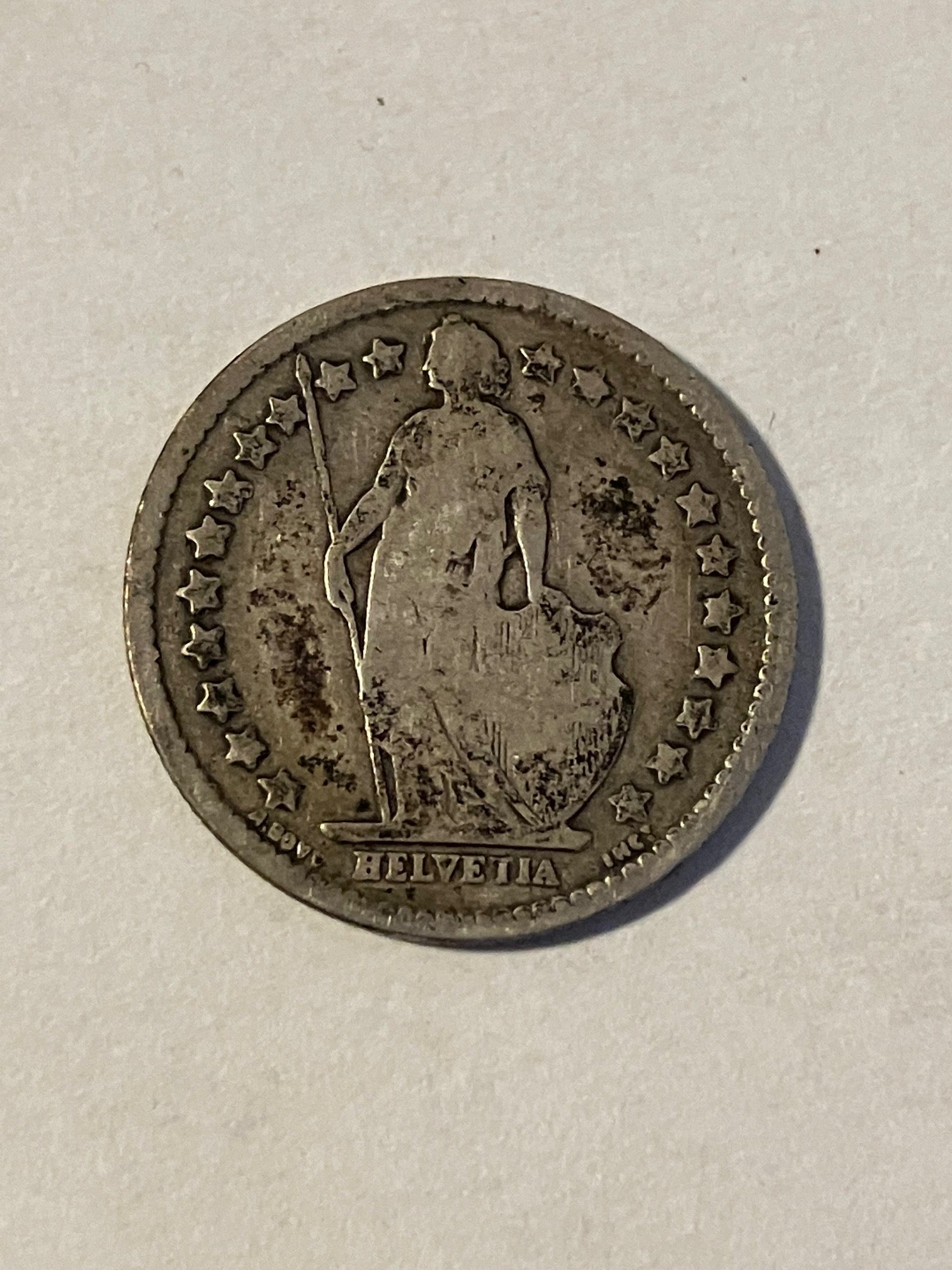 1/2 Franc Switzerland 1881
