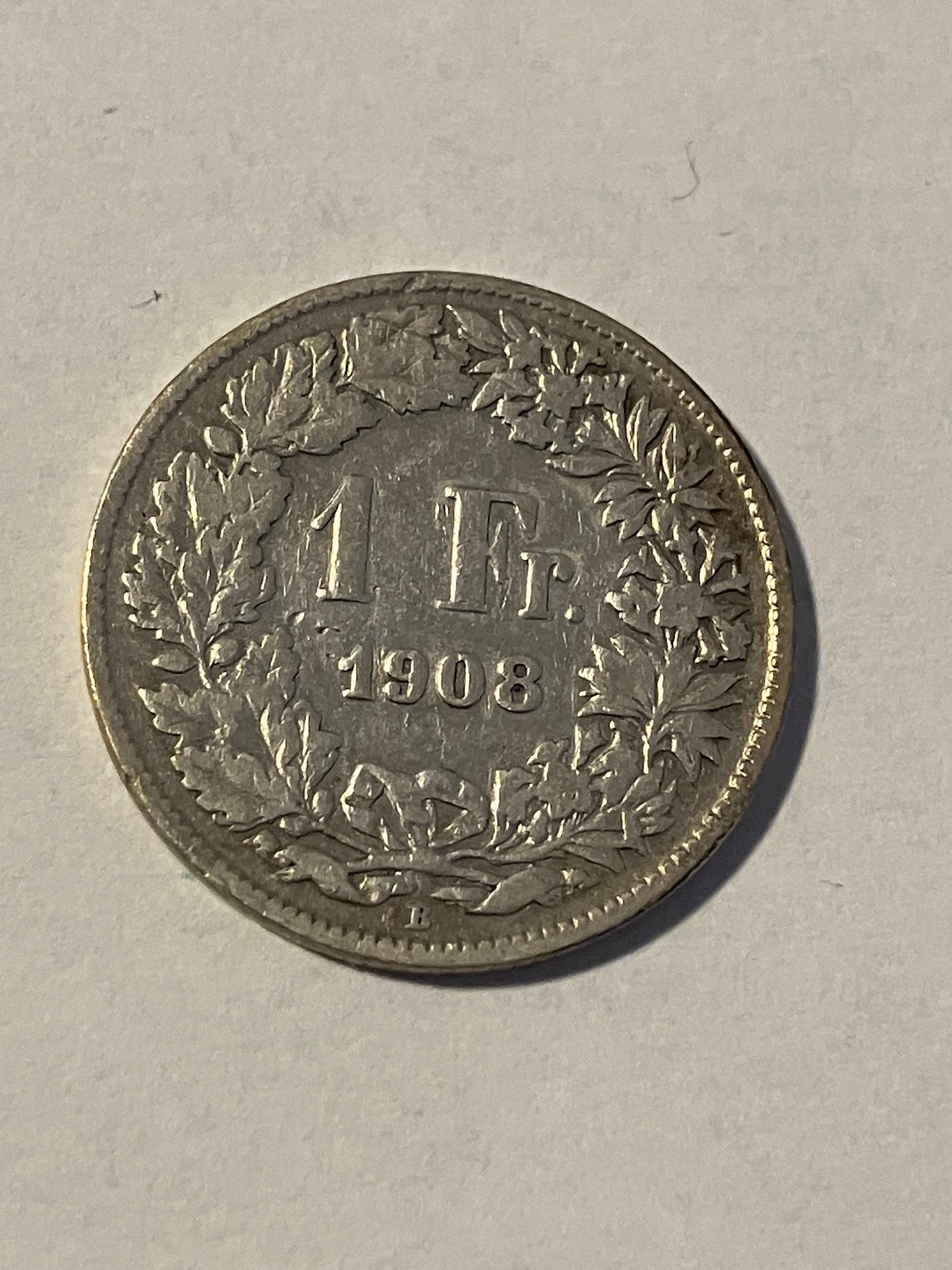 1 Franc Switzerland 1908
