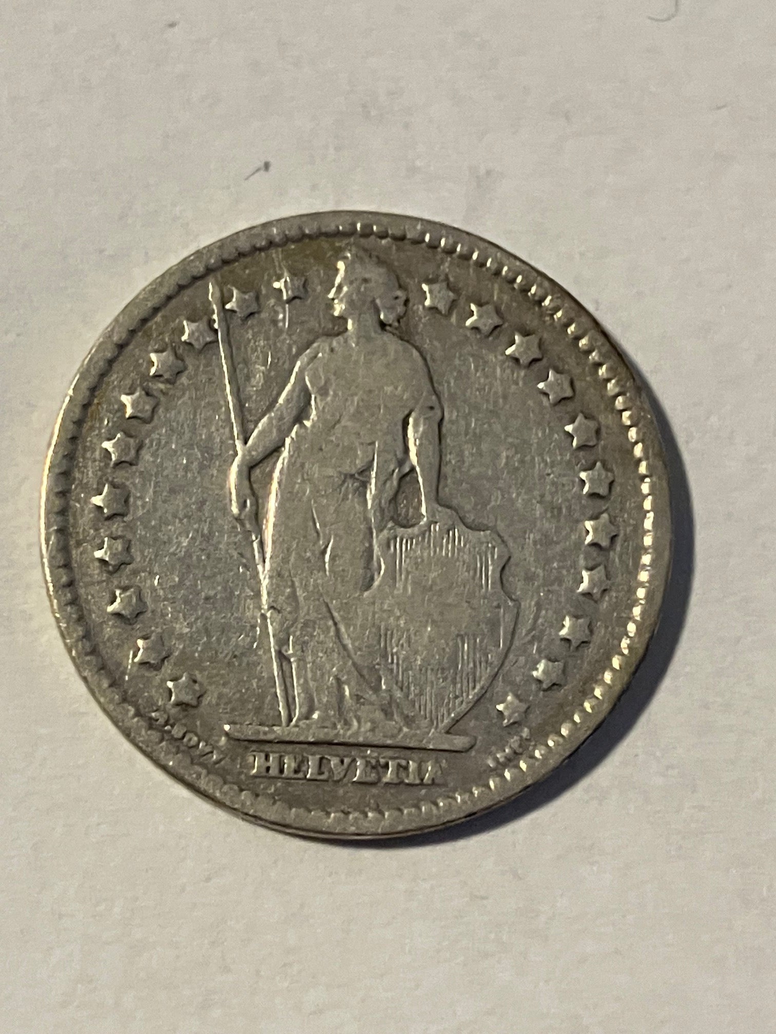 1 Franc Switzerland 1908