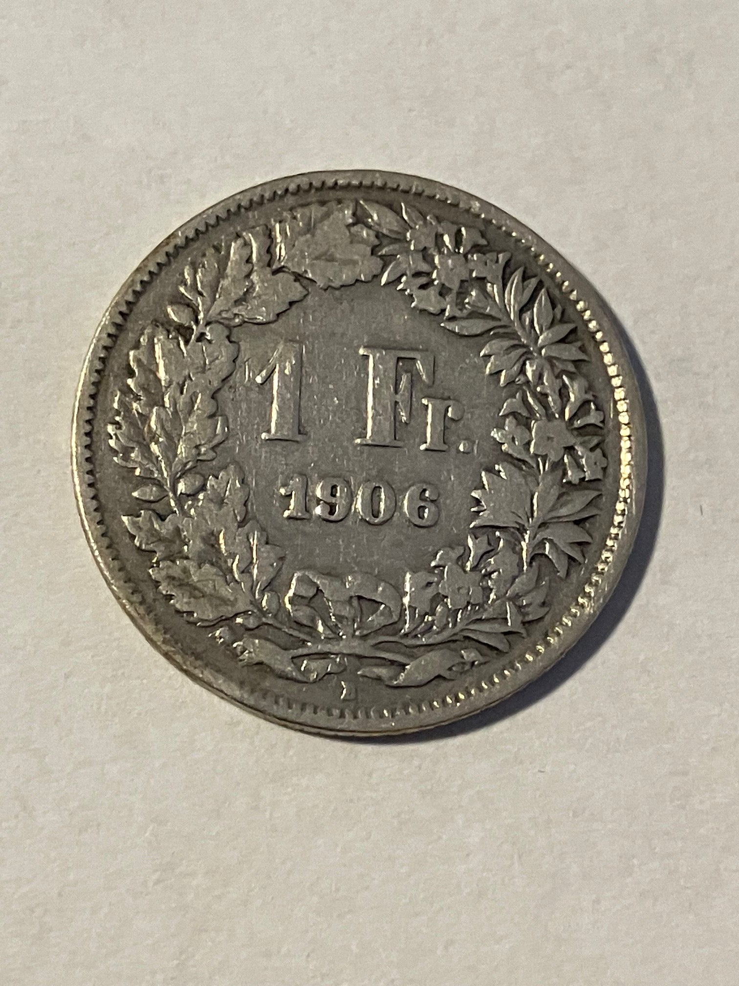 1 Franc Switzerland 1906
