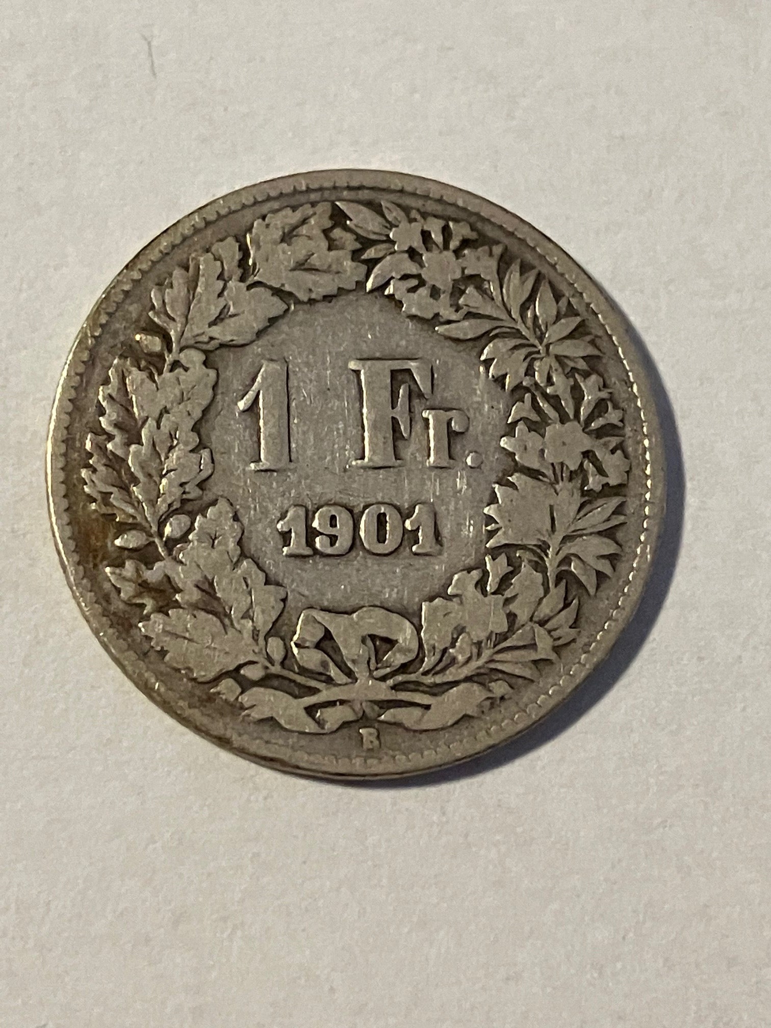 1 Franc Switzerland 1901