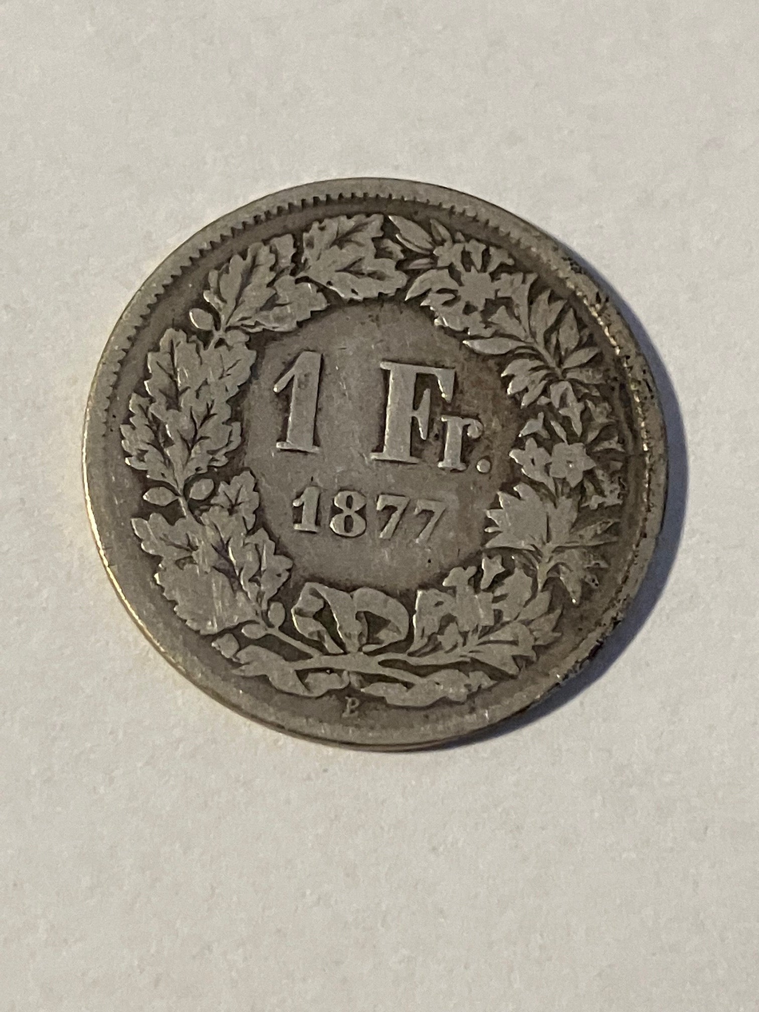 1 Franc Switzerland 1877