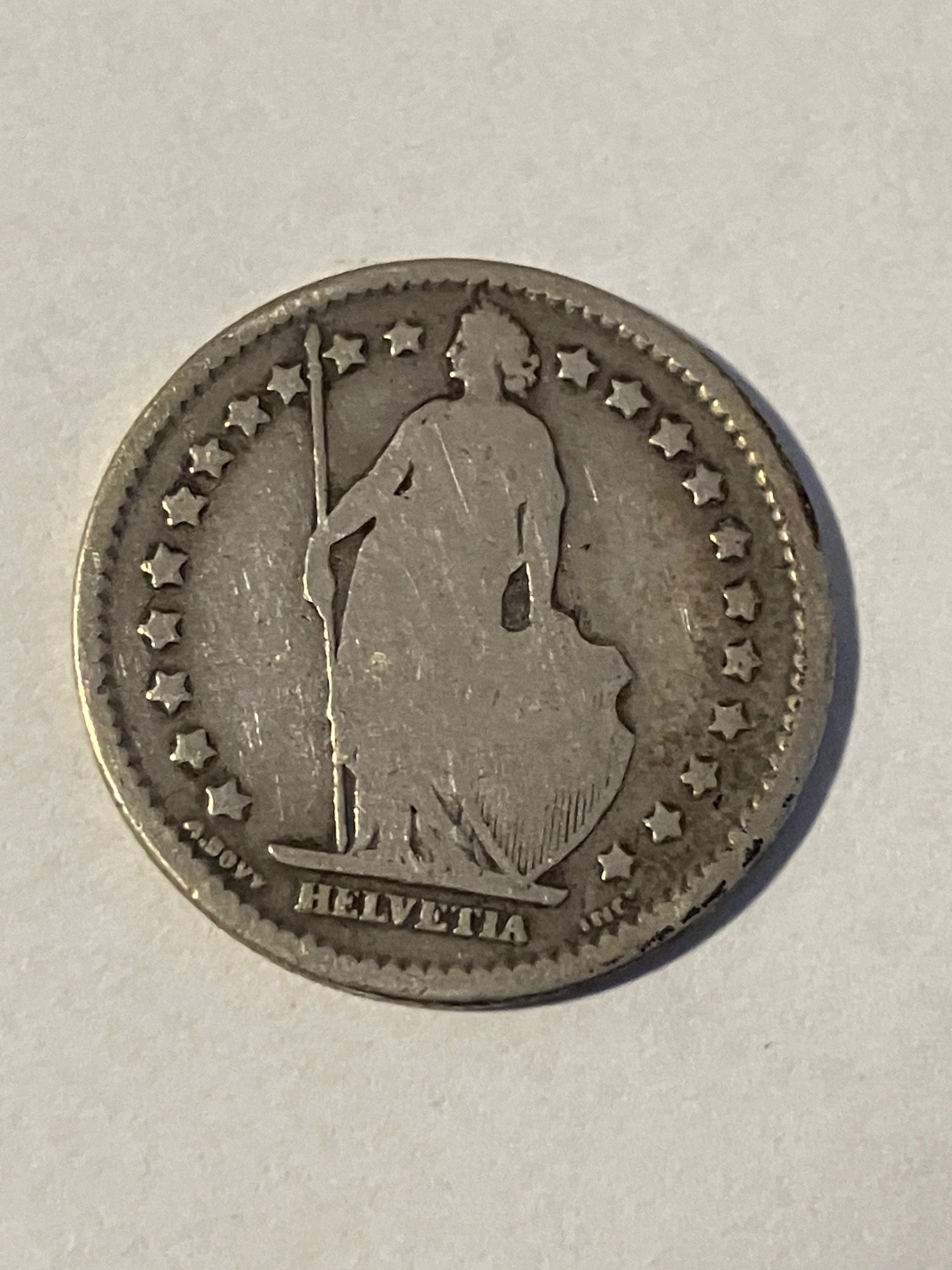 1 Franc Switzerland 1877