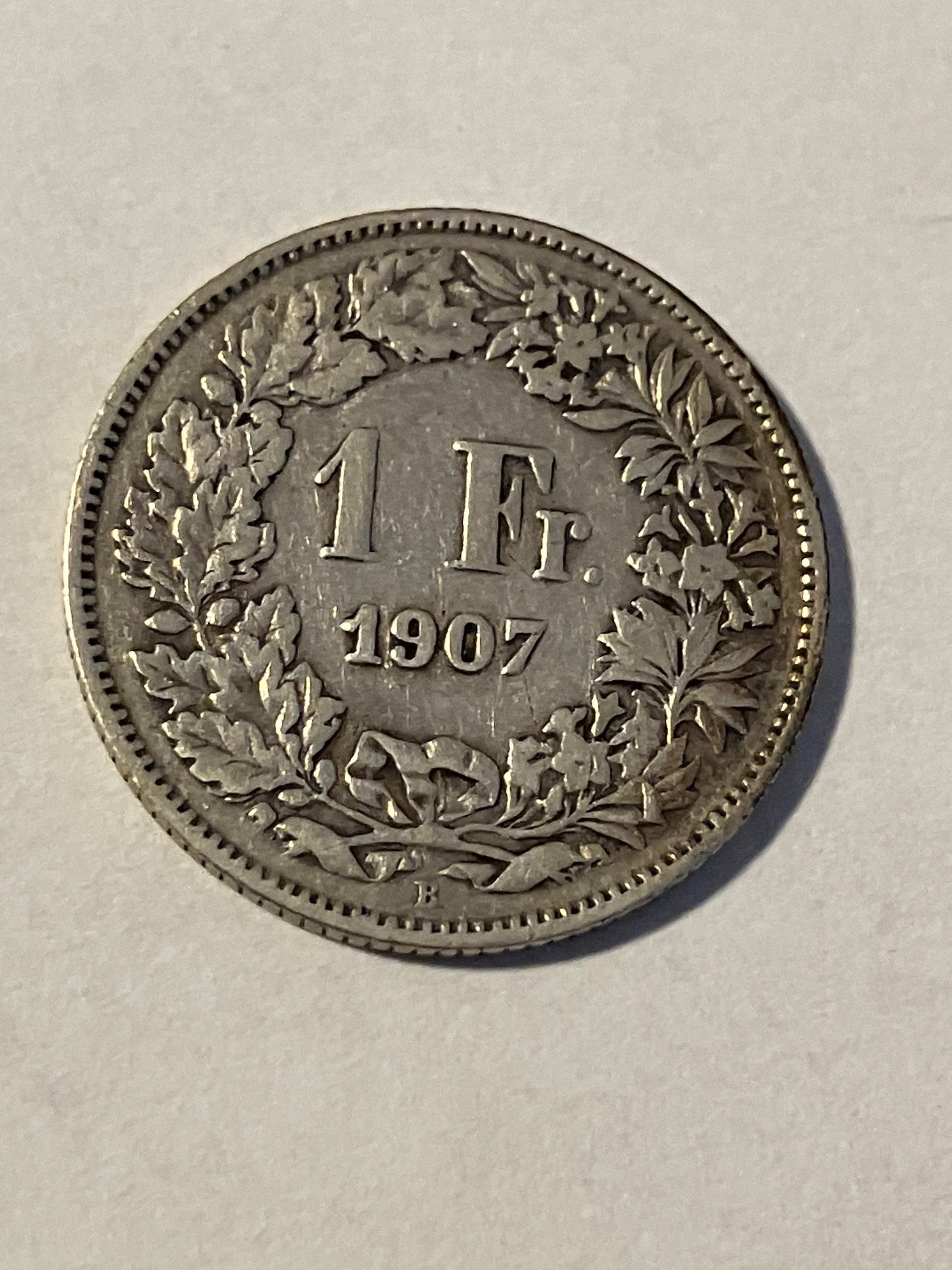 1 Franc Switzerland 1907