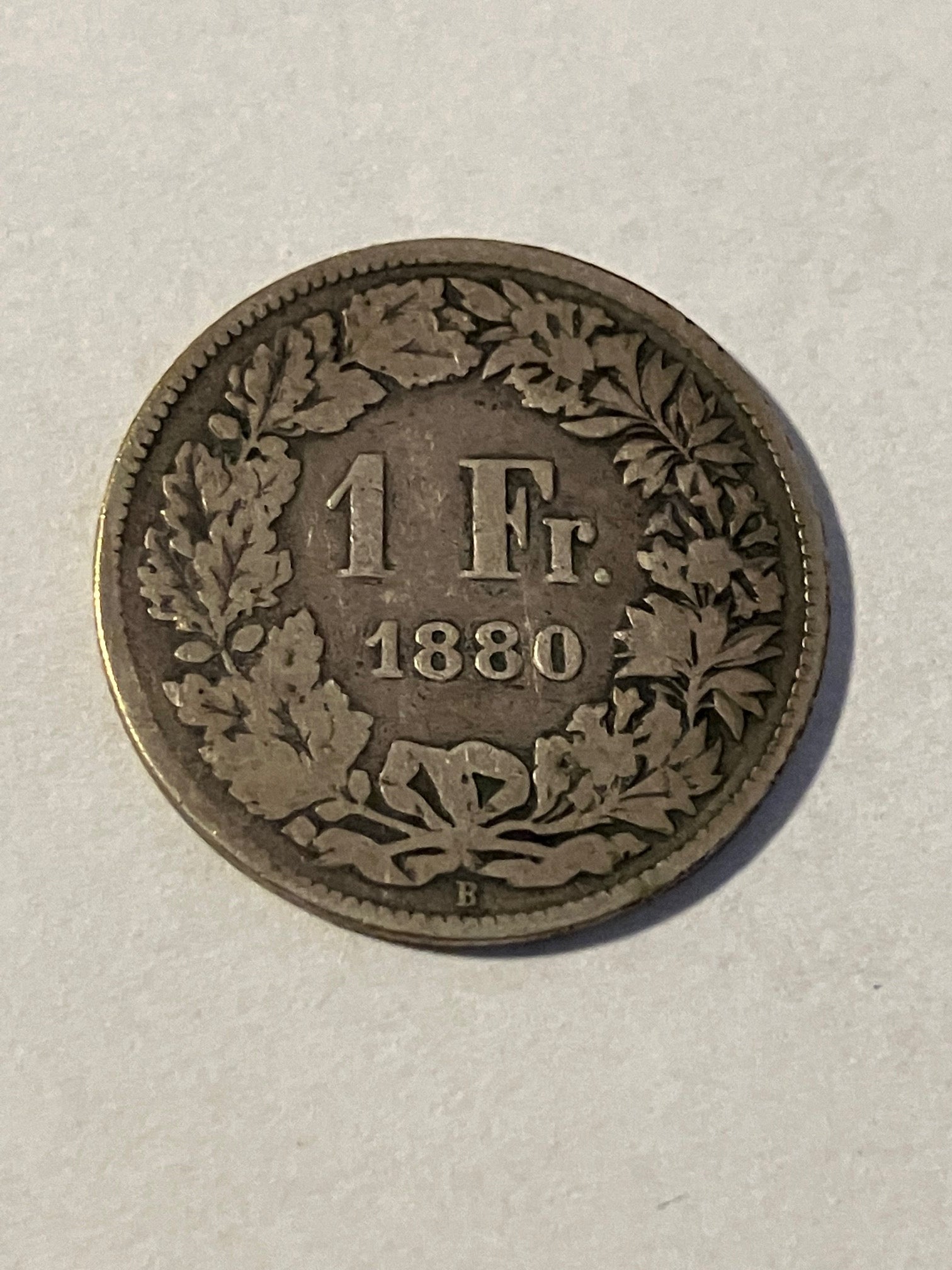 1 Franc Switzerland 1880