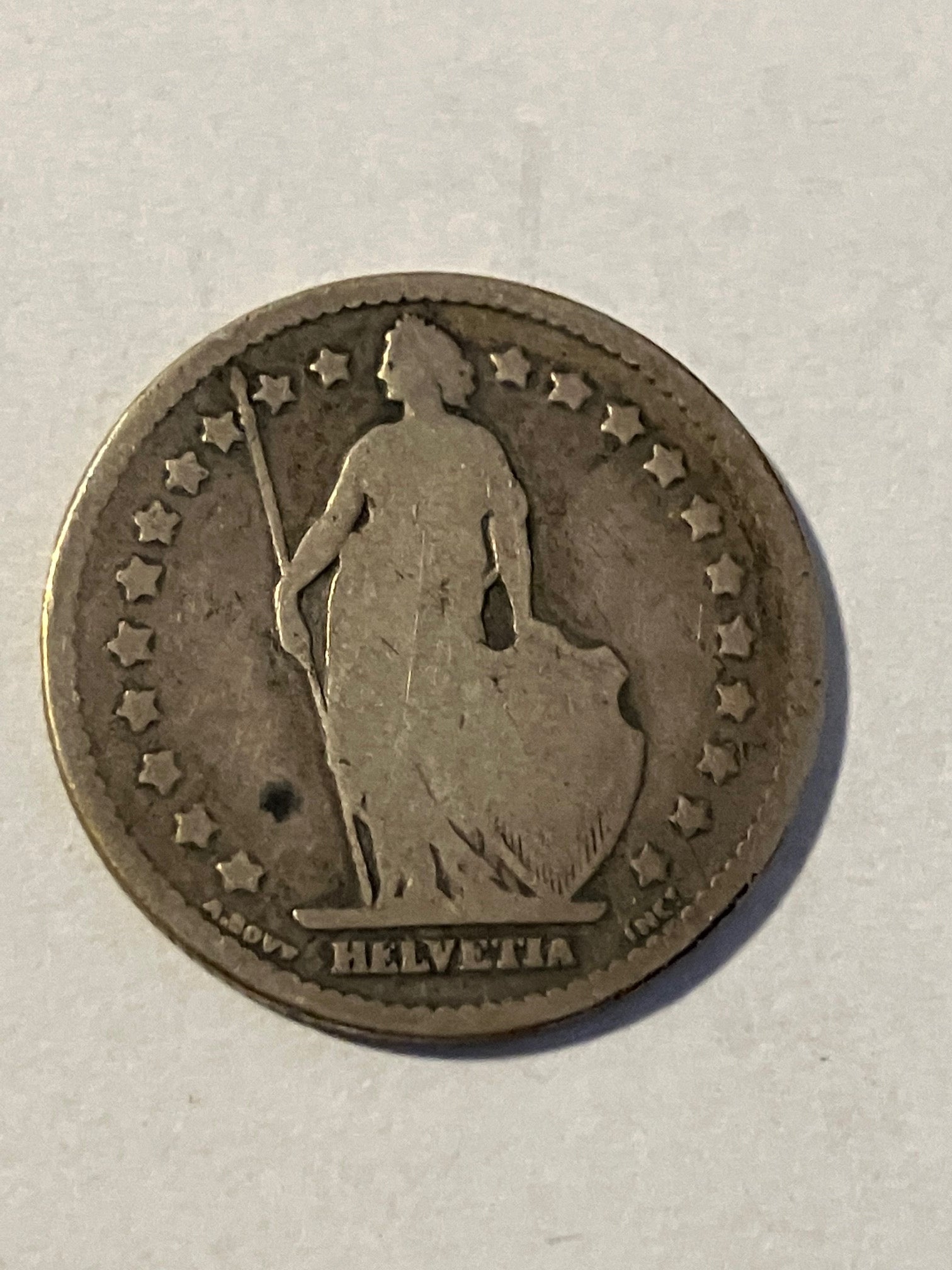 1 Franc Switzerland 1880