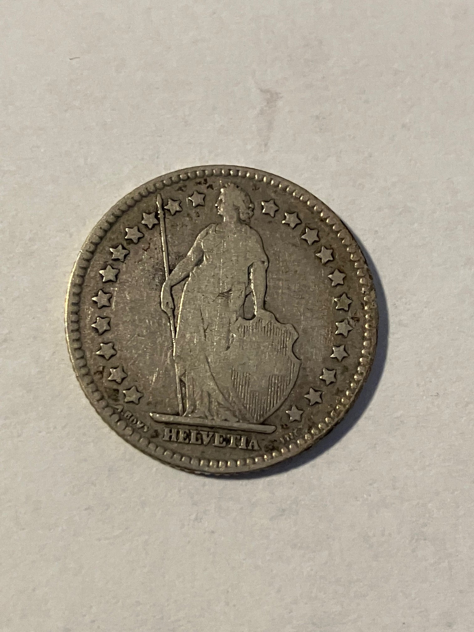 1 Franc Switzerland 1894